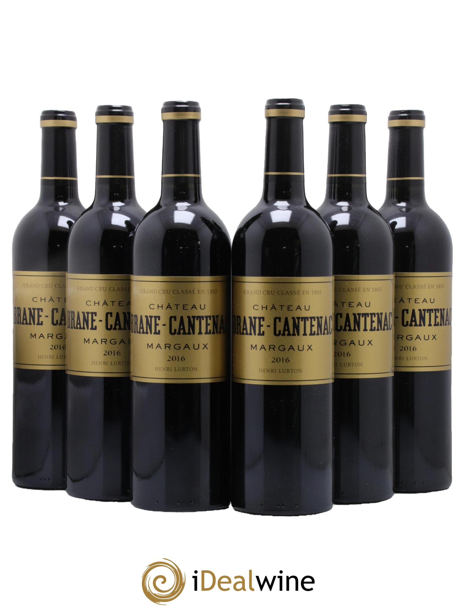 Château Brane Cantenac 2ème Grand Cru Classé 2016 - Lotto di 6 bottiglie - 0