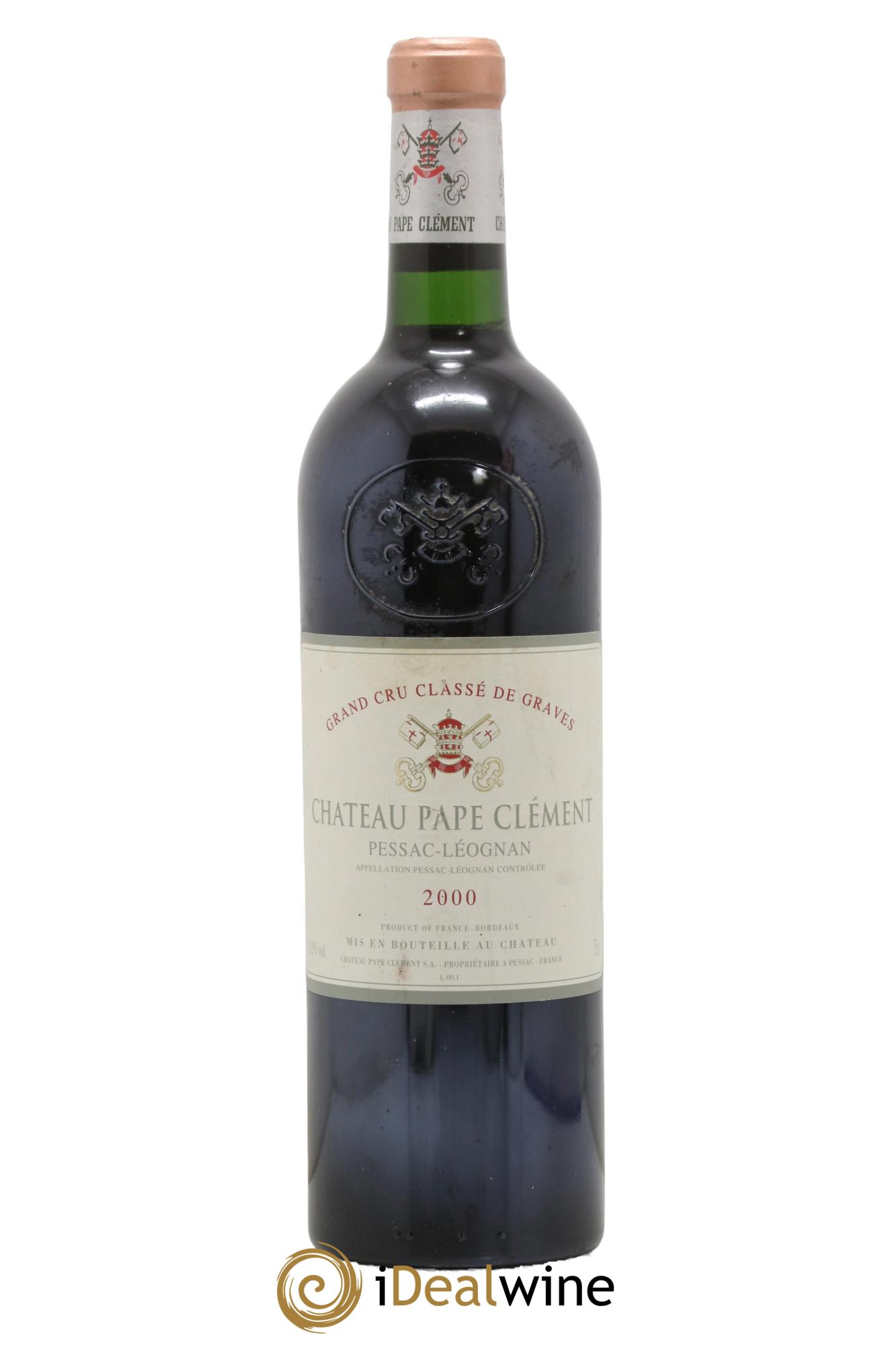 Château Pape Clément Cru Classé de Graves  2000 - Lot de 1 bouteille - 0