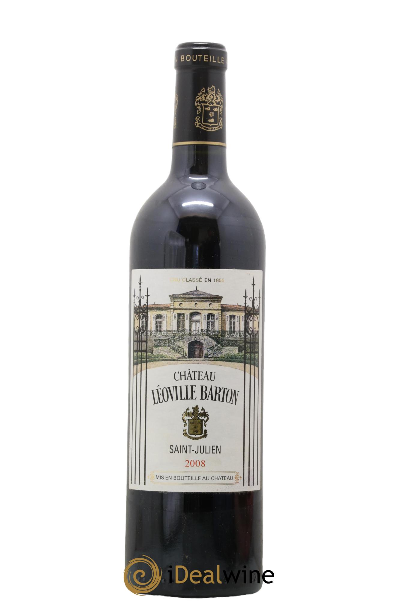 Château Léoville Barton 2ème Grand Cru Classé 2008 - Lot of 1 bottle - 0