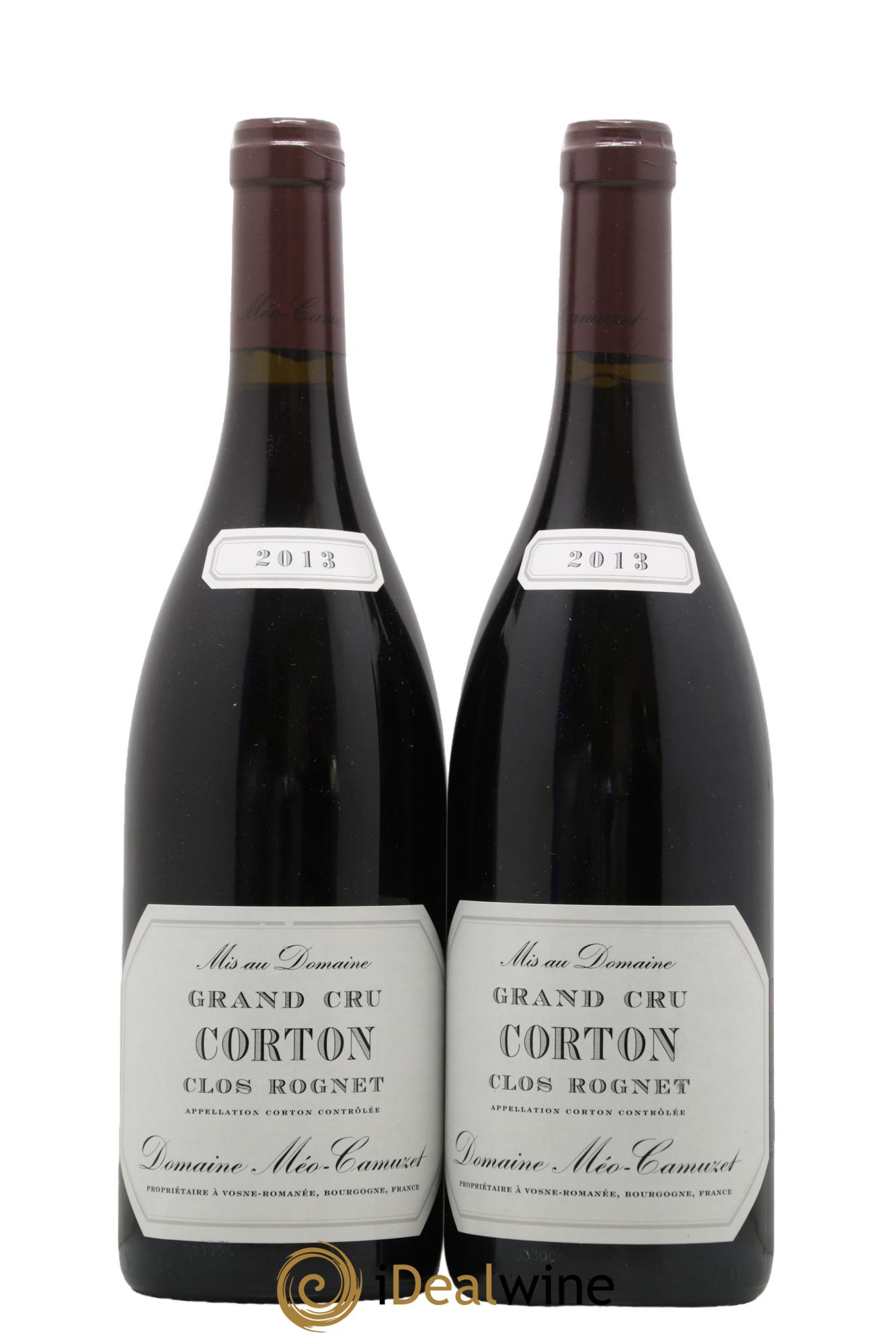 Corton Grand Cru Clos Rognet Méo-Camuzet (Domaine) 2013 - Lot de 2 bouteilles - 0