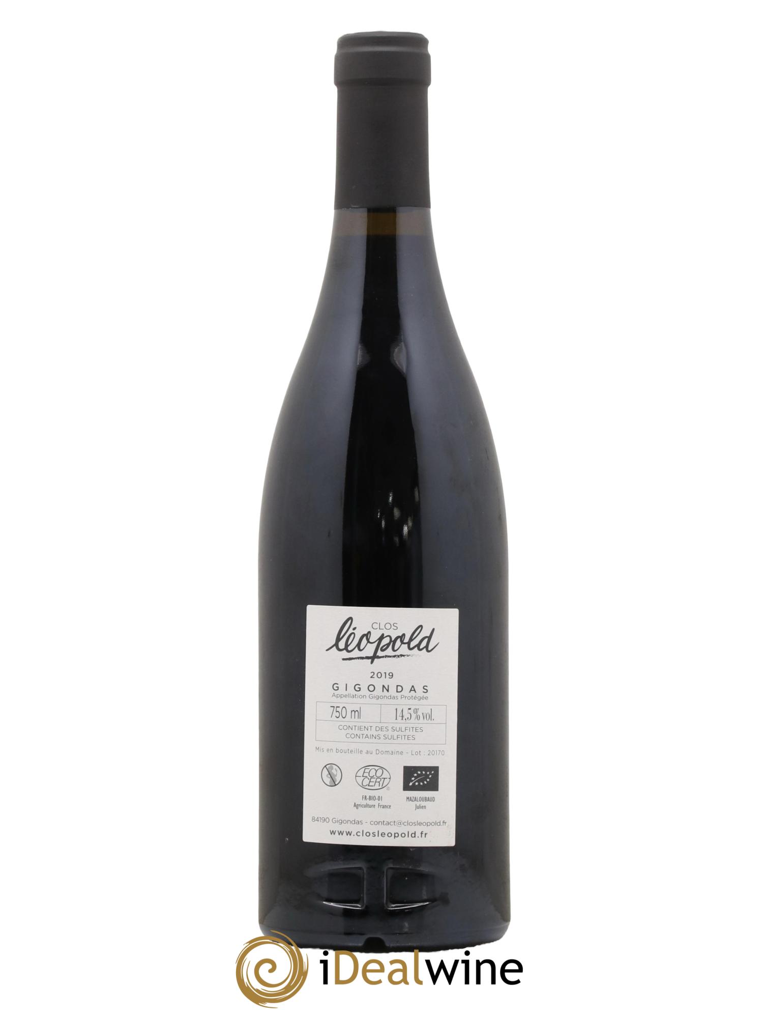 Gigondas Clos Leopold 2019 - Lot de 1 bouteille - 1