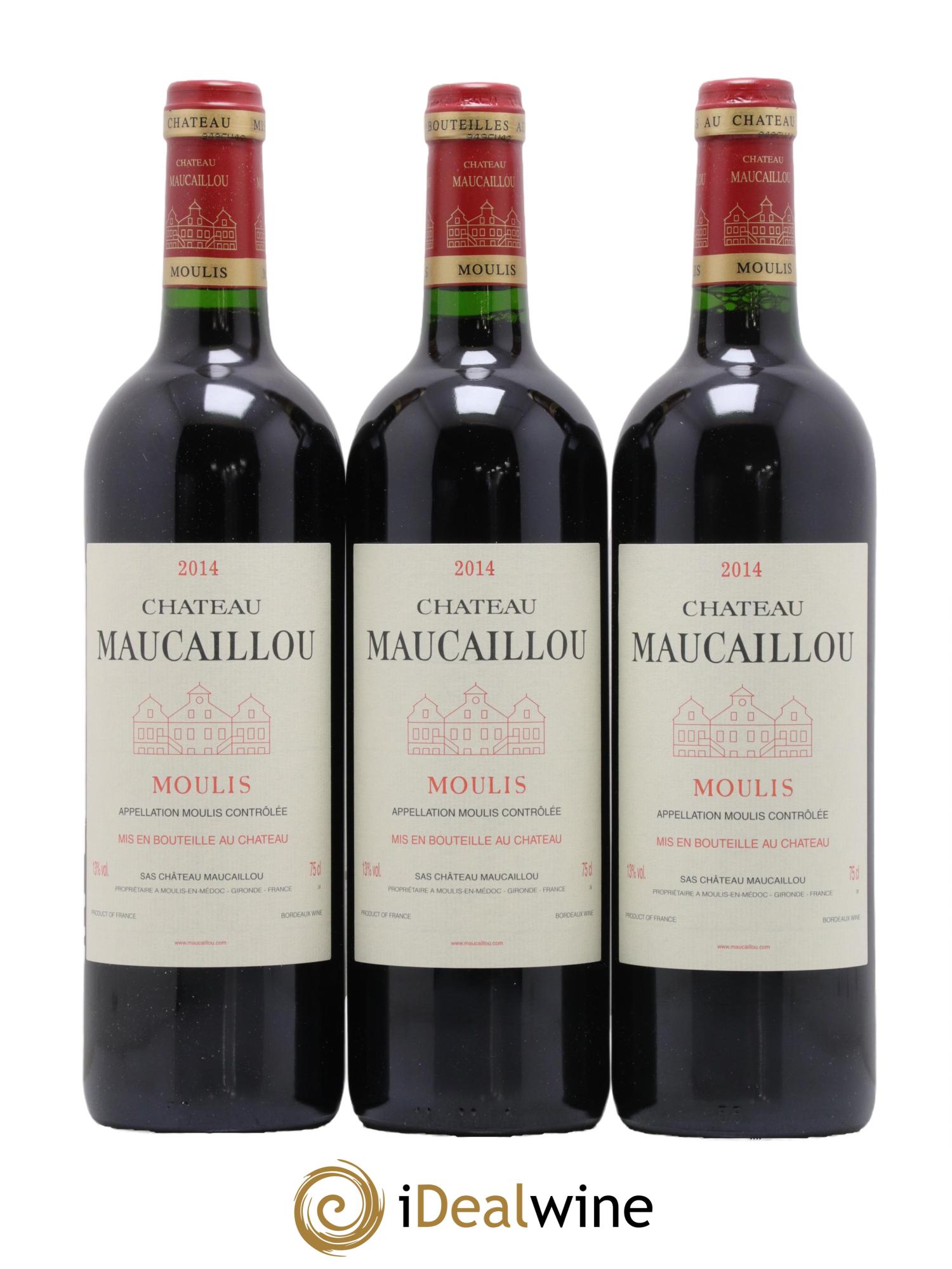 Château Maucaillou  2014 - Lot of 6 bottles - 1