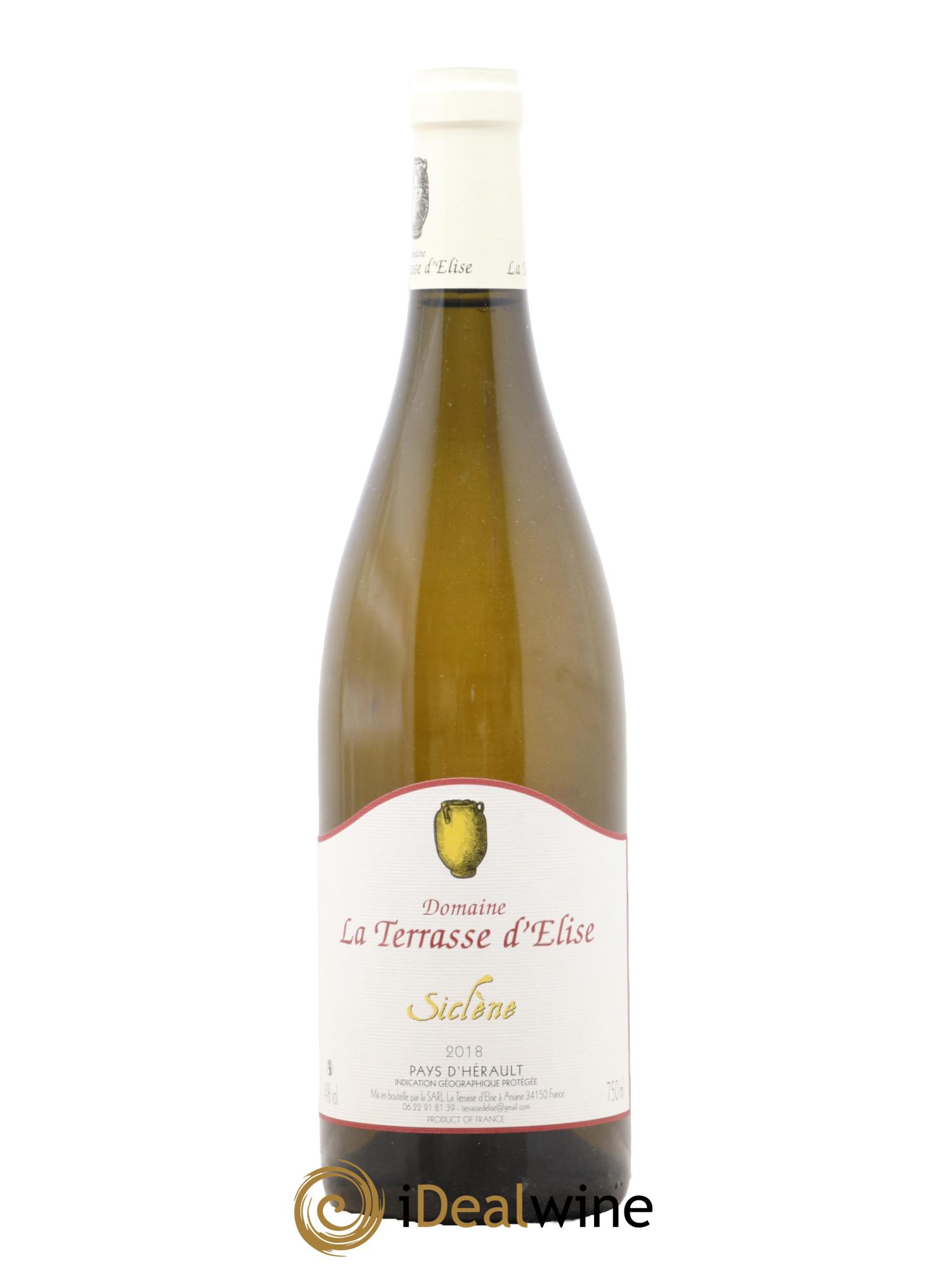 IGP Pays d'Hérault (Vin de Pays de l'Hérault) Siclène La Terrasse D'Elise 2018 - Lot of 1 bottle - 0