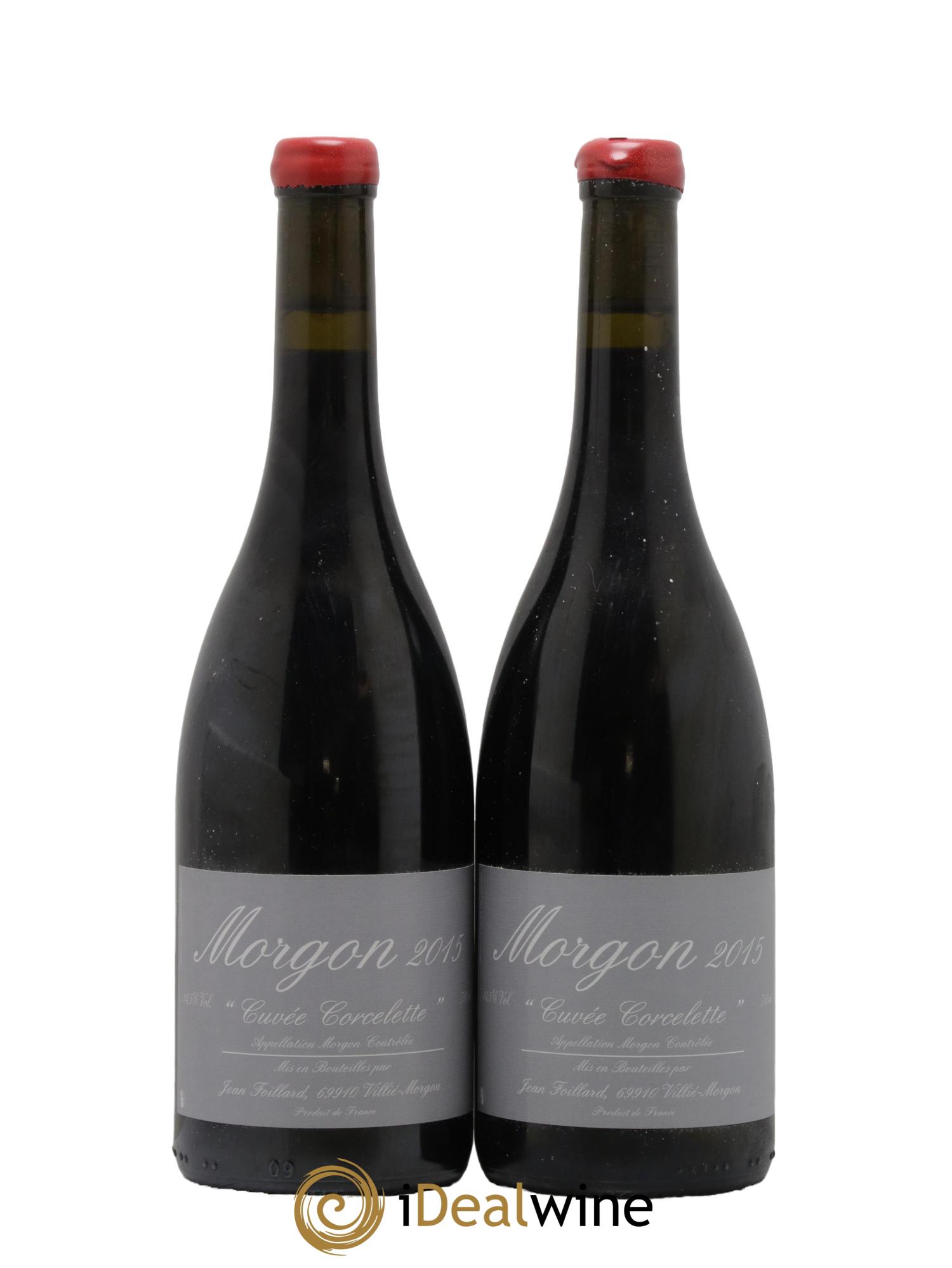 Morgon Corcelette Jean Foillard 2015 - Posten von 2 Flaschen - 0