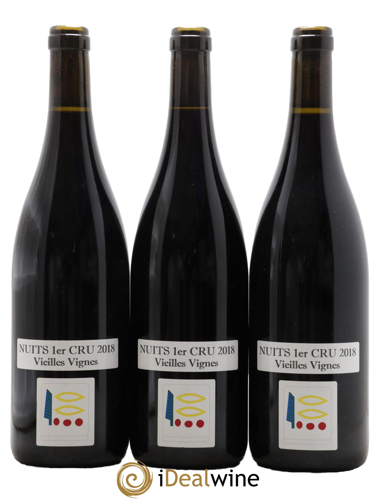 Nuits Saint-Georges 1er Cru Vieilles Vignes Prieuré Roch  2018 - Lot of 3 bottles - 0