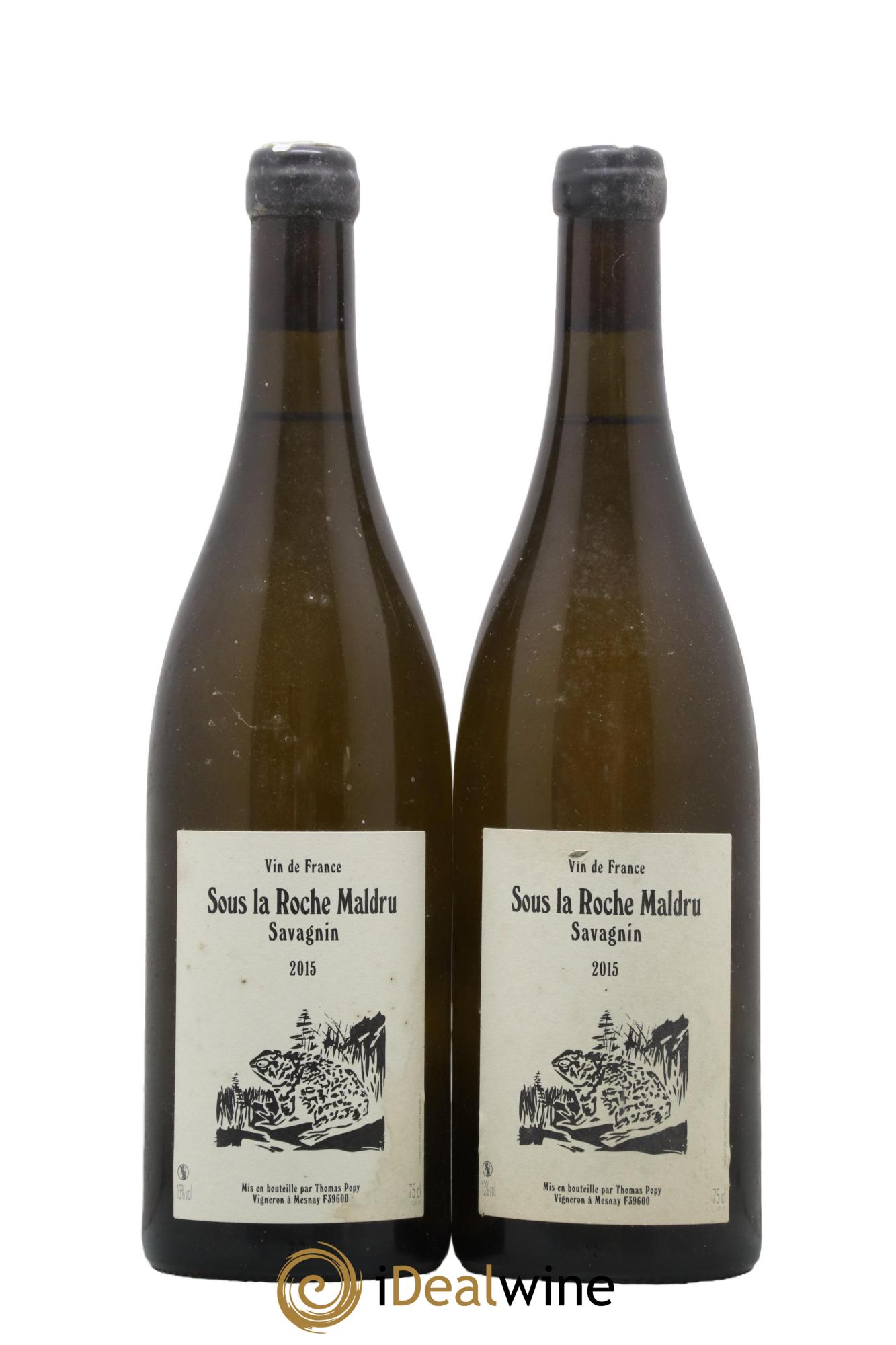 Vin de France Savagnin Sous la Roche Maldru Thomas Popy 2015 - Lotto di 2 bottiglie - 0