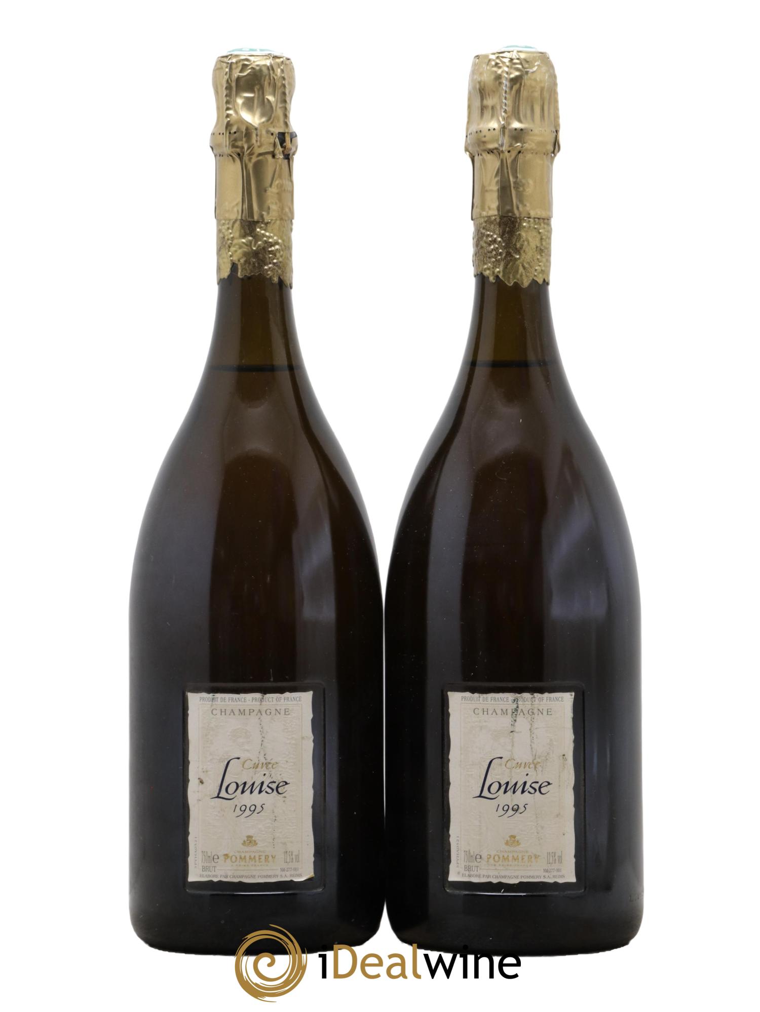 Cuvée Louise Pommery 1995 - Lot of 2 bottles - 0