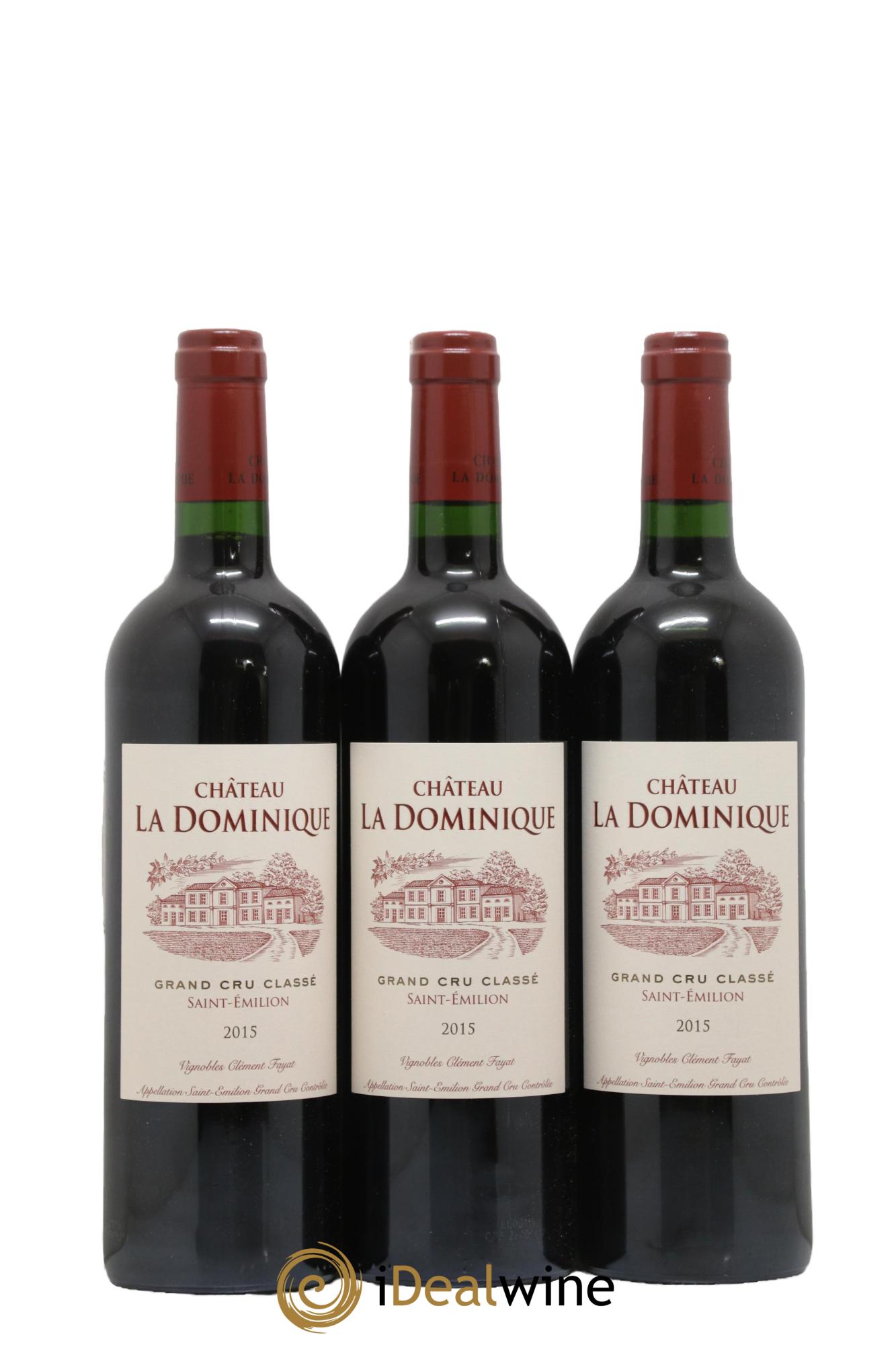 Château la Dominique Grand Cru Classé 2015 - Lot de 6 bouteilles - 2