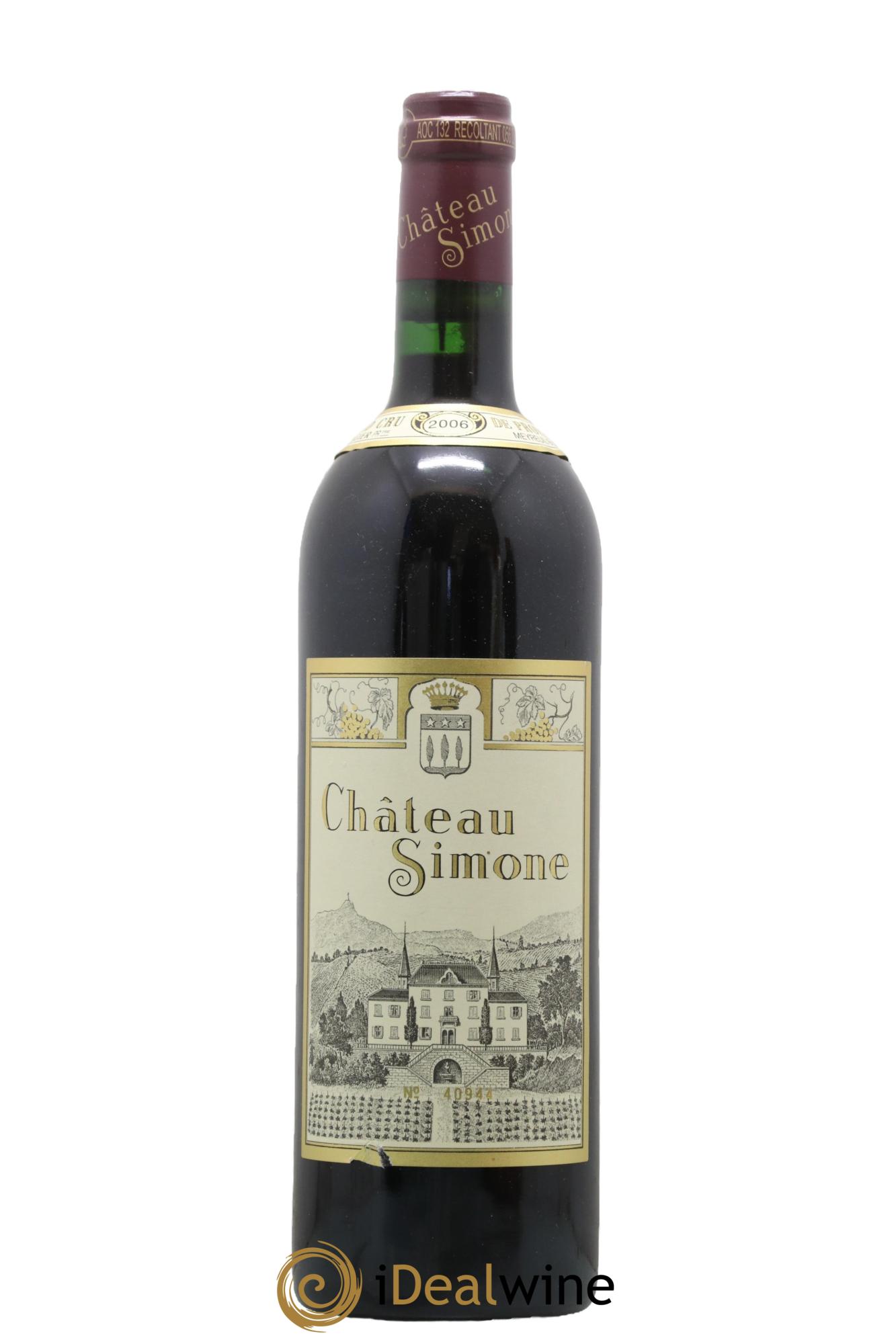 Palette Château Simone Famille Rougier 2006 - Lot de 1 bouteille - 0