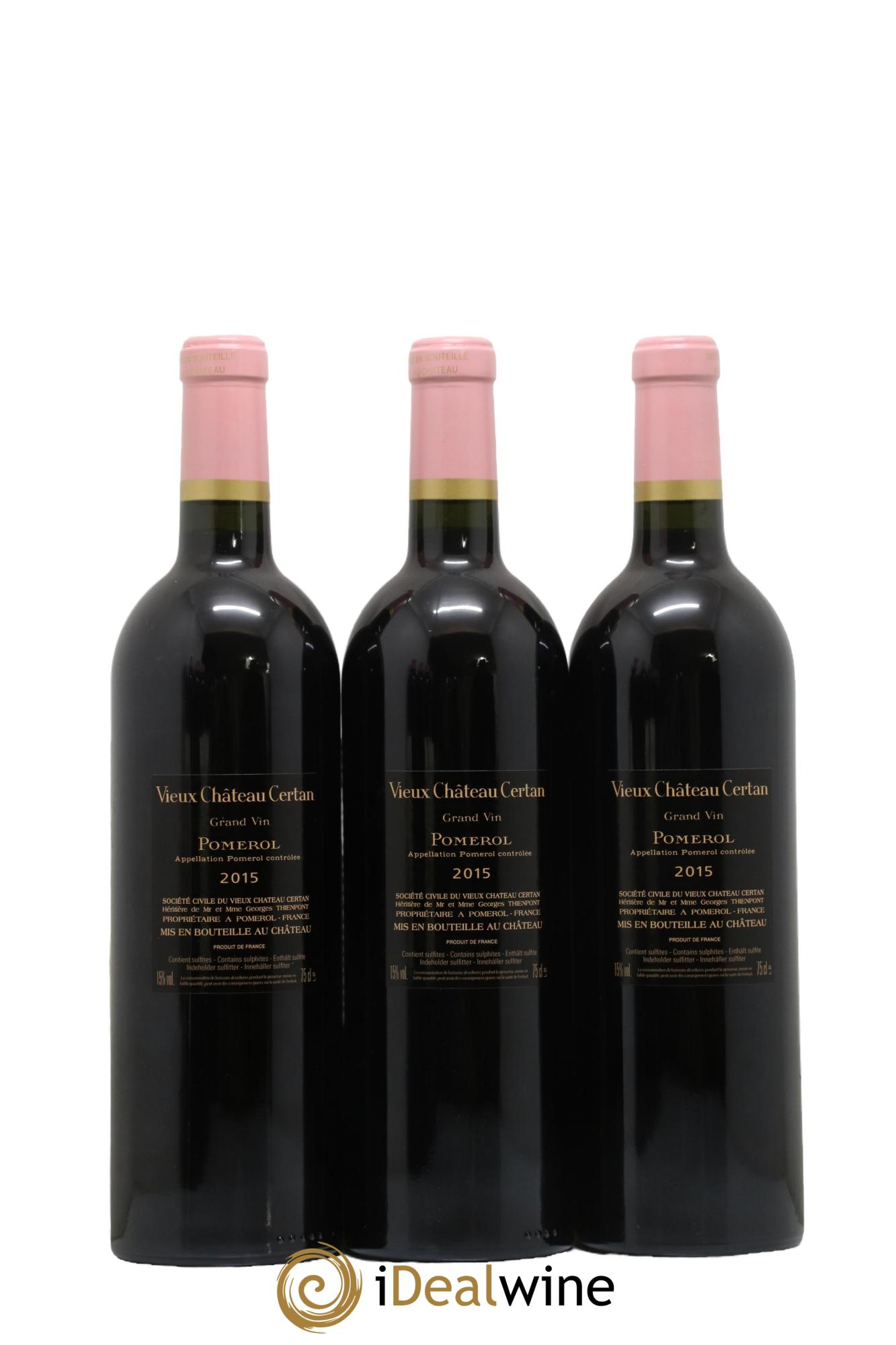 Vieux Château Certan 2015 - Posten von 6 Flaschen - 2