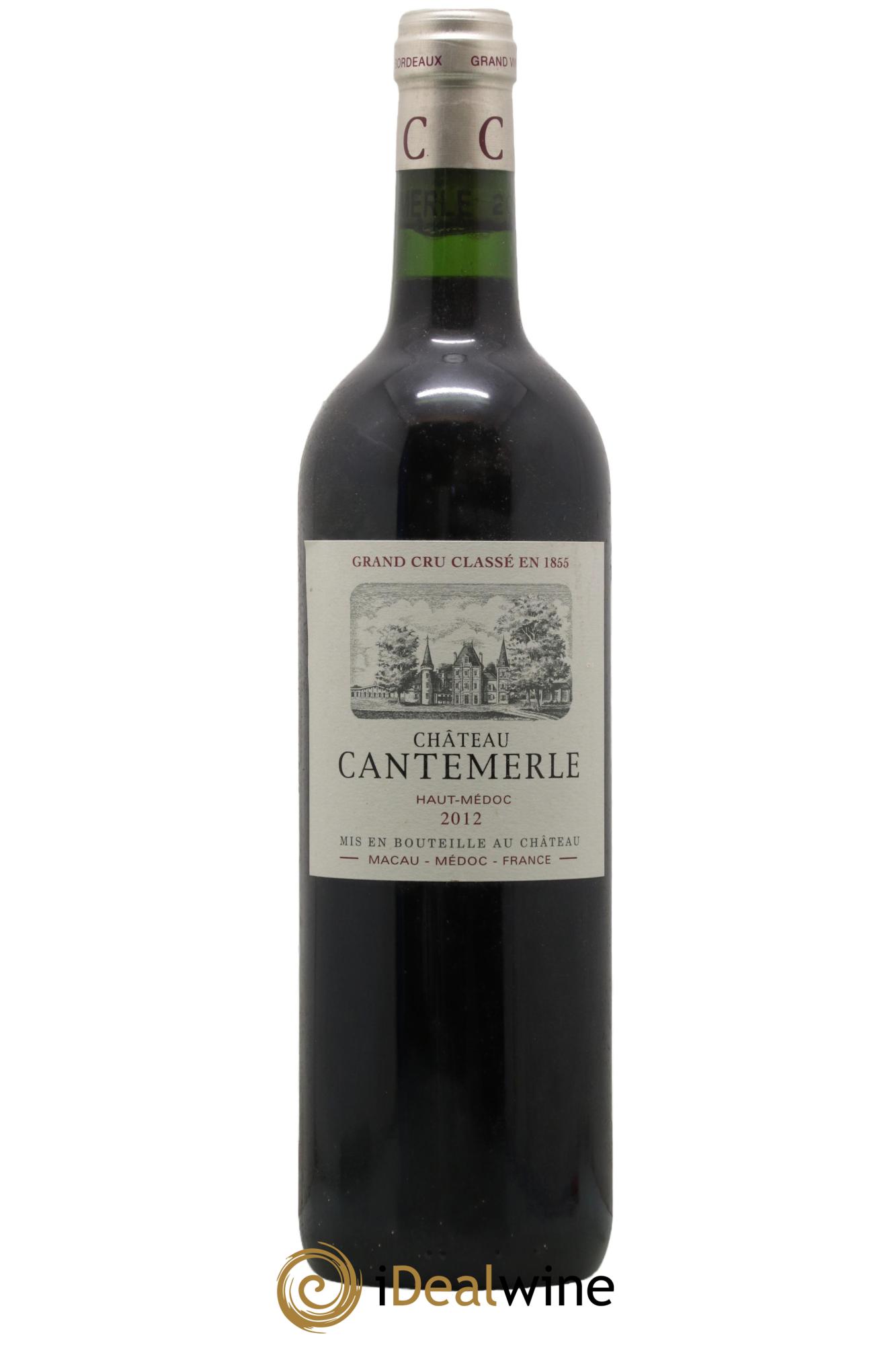 Château Cantemerle 5ème Grand Cru Classé 2012 - Lot de 1 bouteille - 0