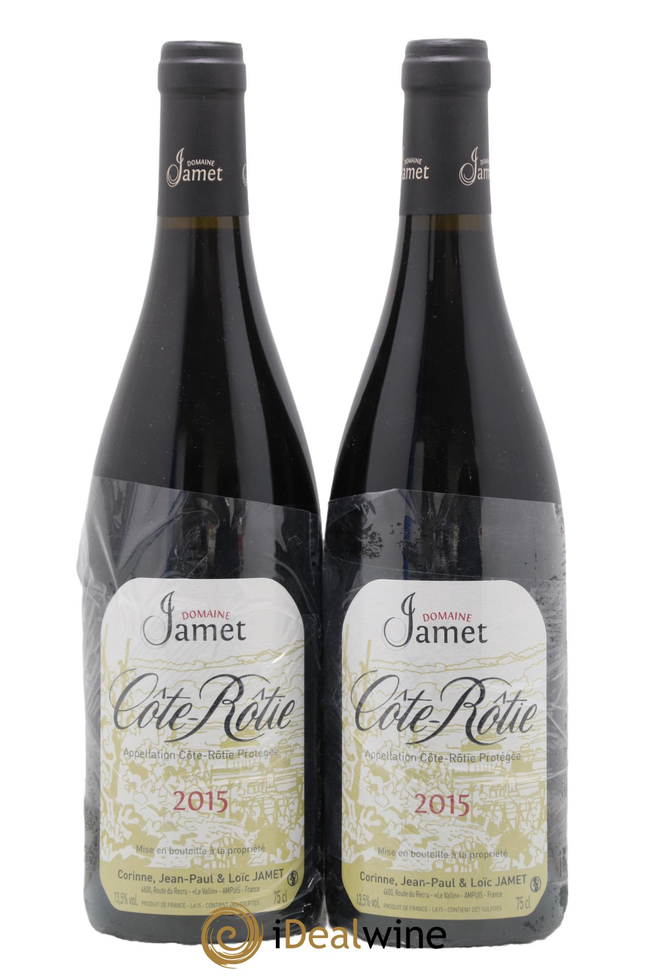 Côte-Rôtie Jamet (Domaine)  2015 - Lot de 2 bouteilles - 0