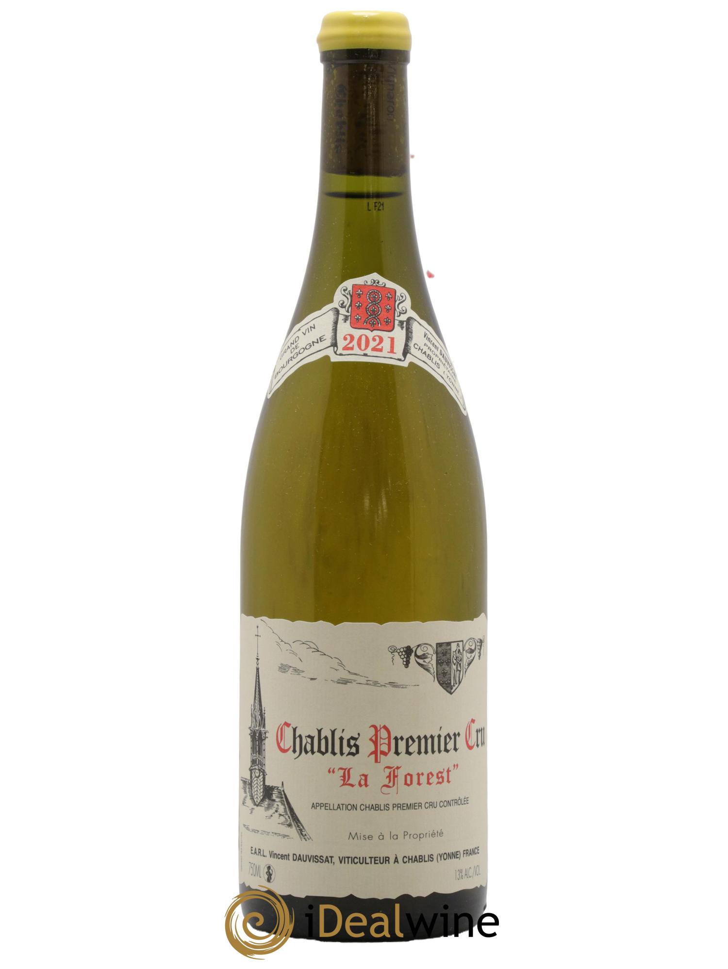 Chablis 1er Cru La Forest Vincent Dauvissat (Domaine) 2021 - Lot of 1 bottle - 0