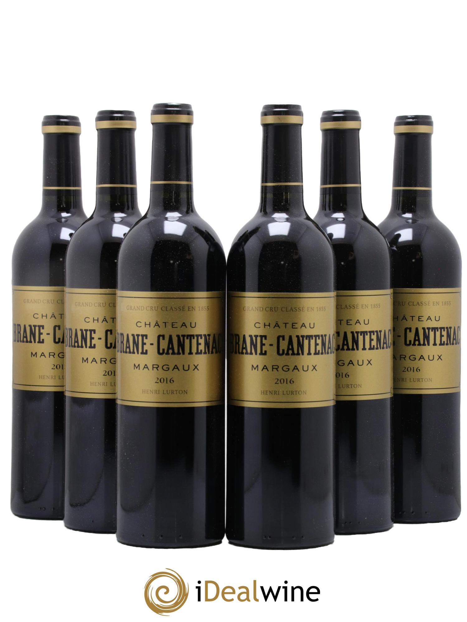 Château Brane Cantenac 2ème Grand Cru Classé 2016 - Lotto di 6 bottiglie - 0