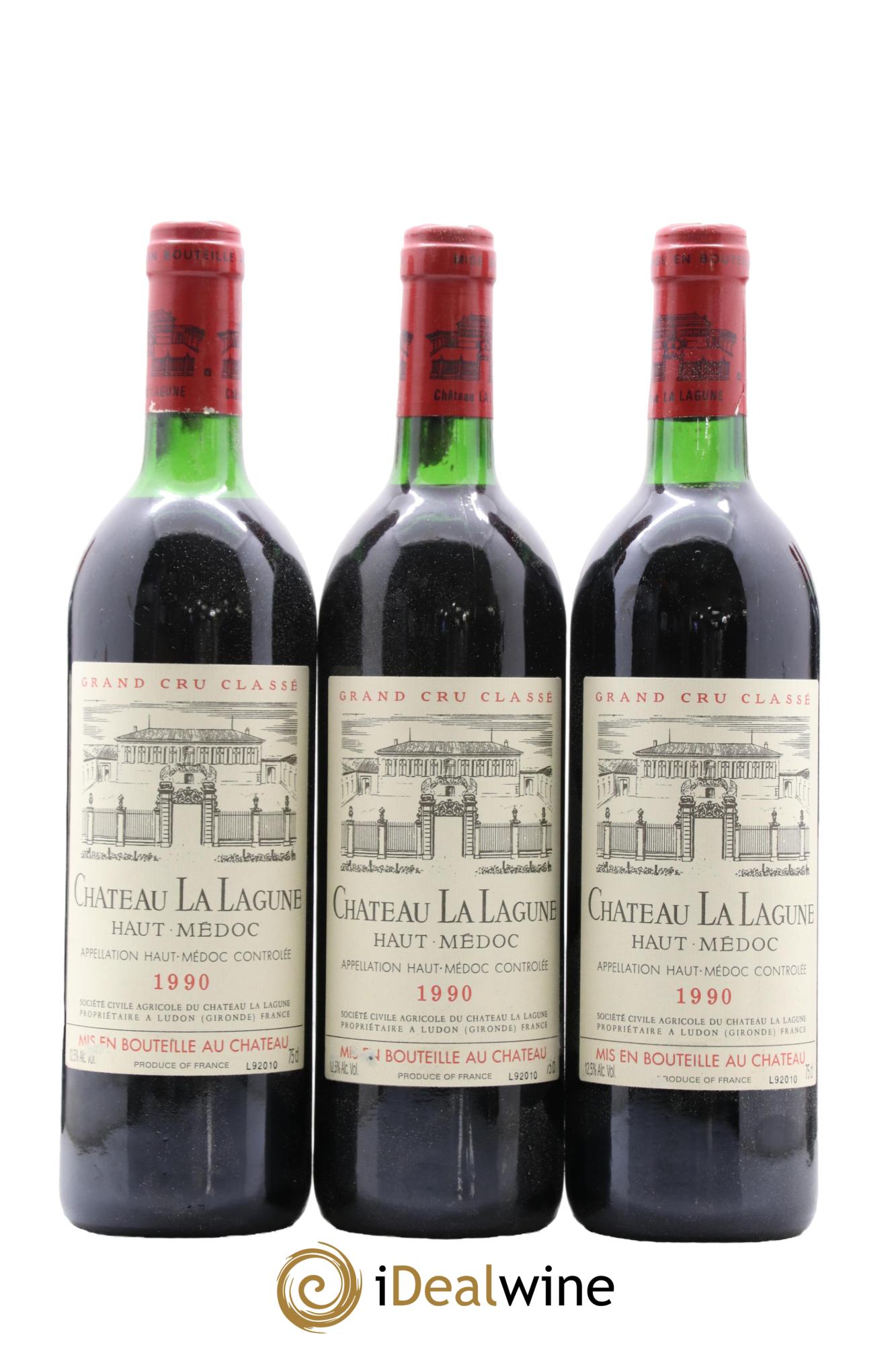 Château la Lagune 3ème Grand Cru Classé 1990 - Posten von 12 Flaschen - 3