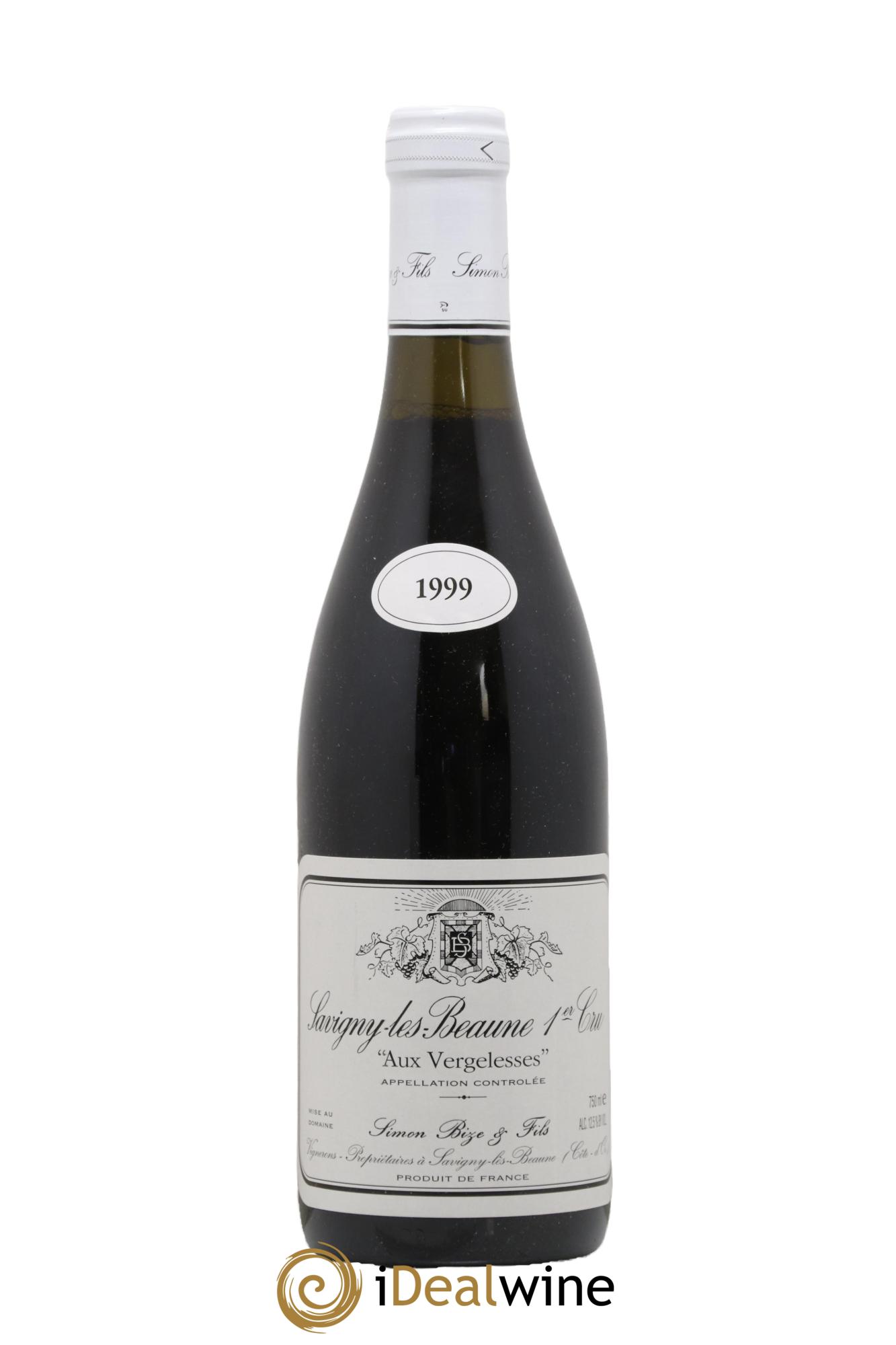 Savigny-lès-Beaune 1er Cru Aux Vergelesses Simon Bize & Fils 1999 - Posten von 1 Flasche - 0