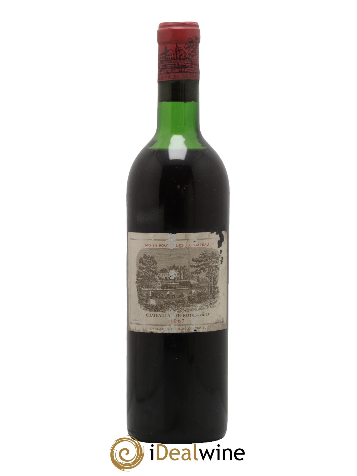 Château Lafite Rothschild 1er Grand Cru Classé  1967 - Posten von 1 Flasche - 0