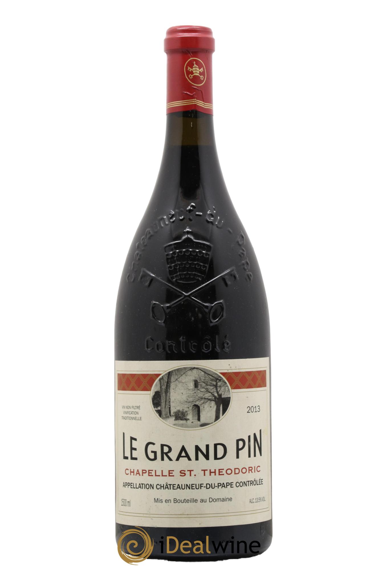 Châteauneuf-du-Pape Cuvée Le Grand Pin Domaine de Cristia  2013 - Lotto di 1 magnum - 0