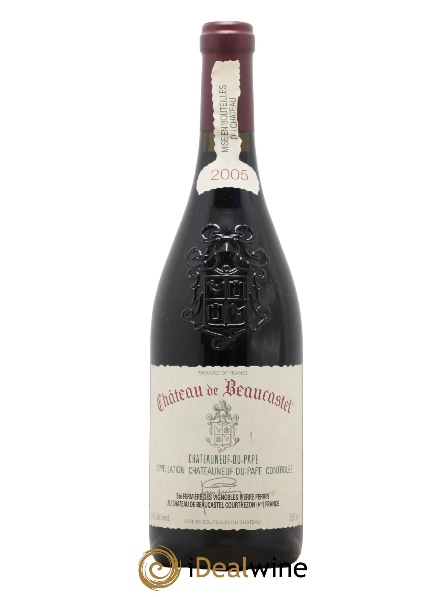 Châteauneuf-du-Pape Château de Beaucastel Famille Perrin 2005 - Lotto di 1 bottiglia - 0