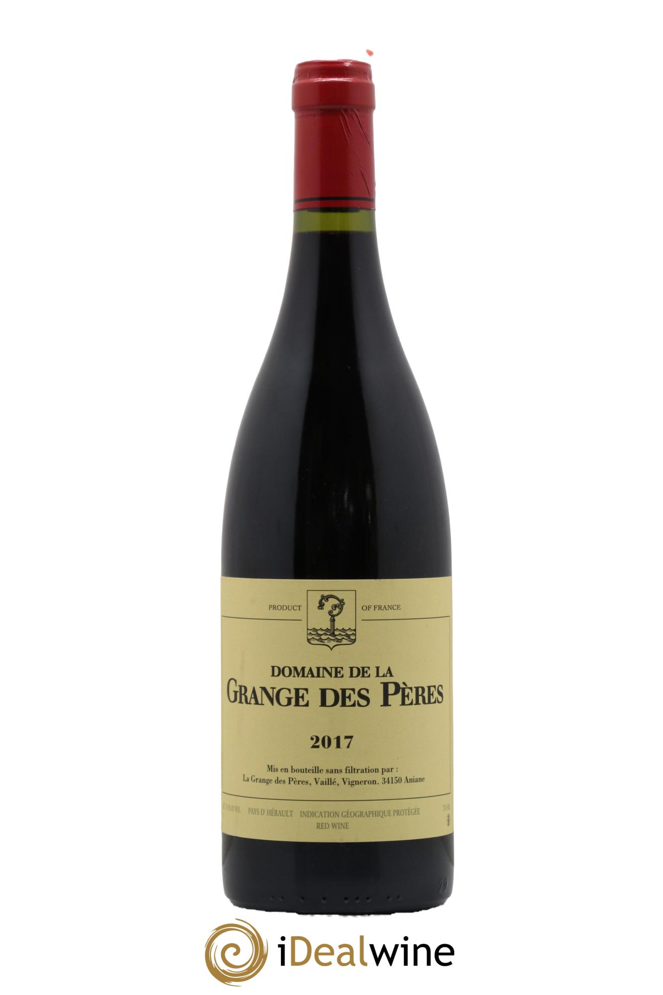 IGP Pays d'Hérault Grange des Pères Laurent Vaillé 2017 - Lot de 1 bouteille - 0