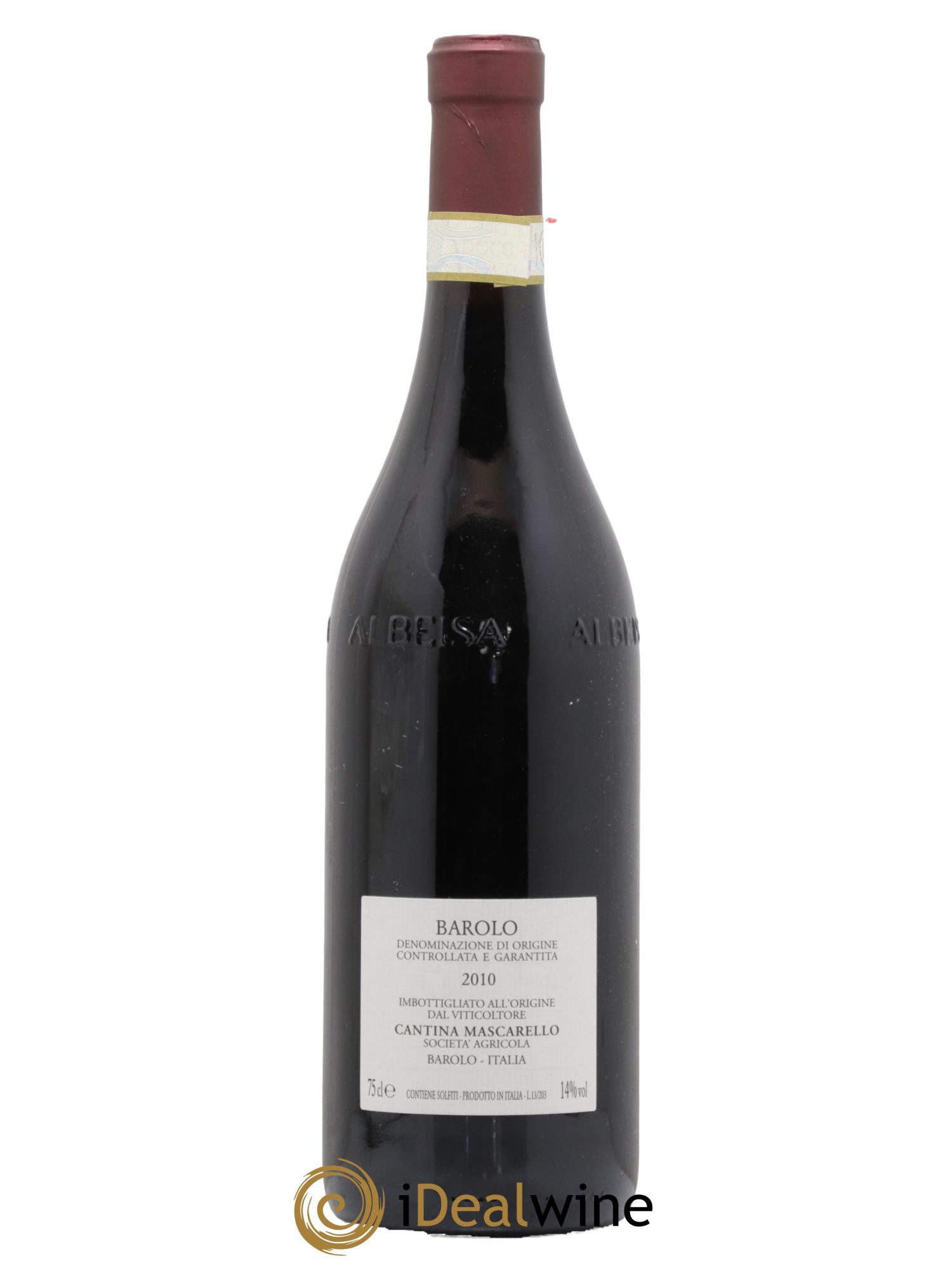 Barolo DOCG Bartolo Mascarello 2010 - Lot de 1 bouteille - 1