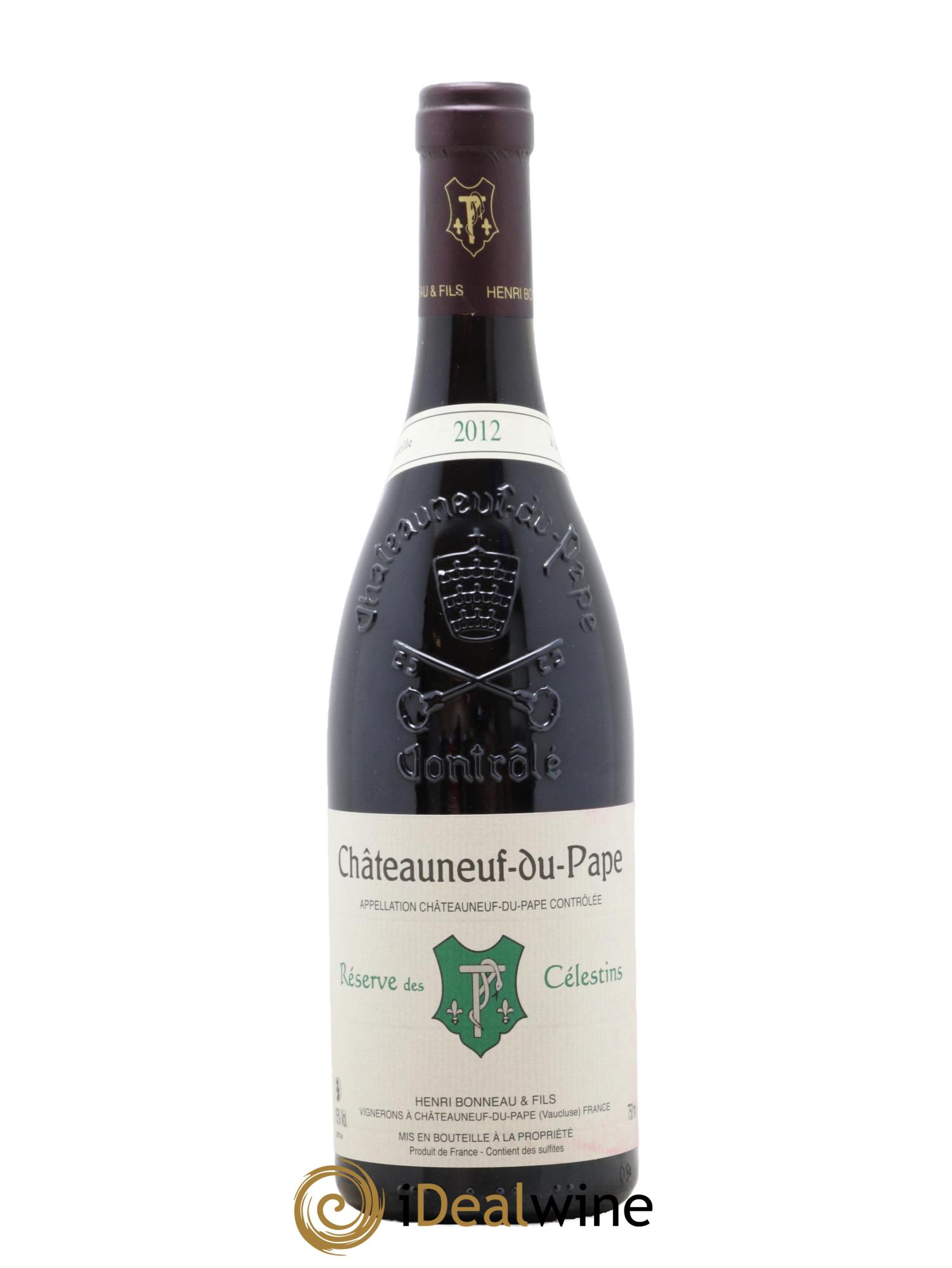 Châteauneuf-du-Pape Réserve des Célestins Henri Bonneau & Fils 2012 - Lotto di 1 bottiglia - 0