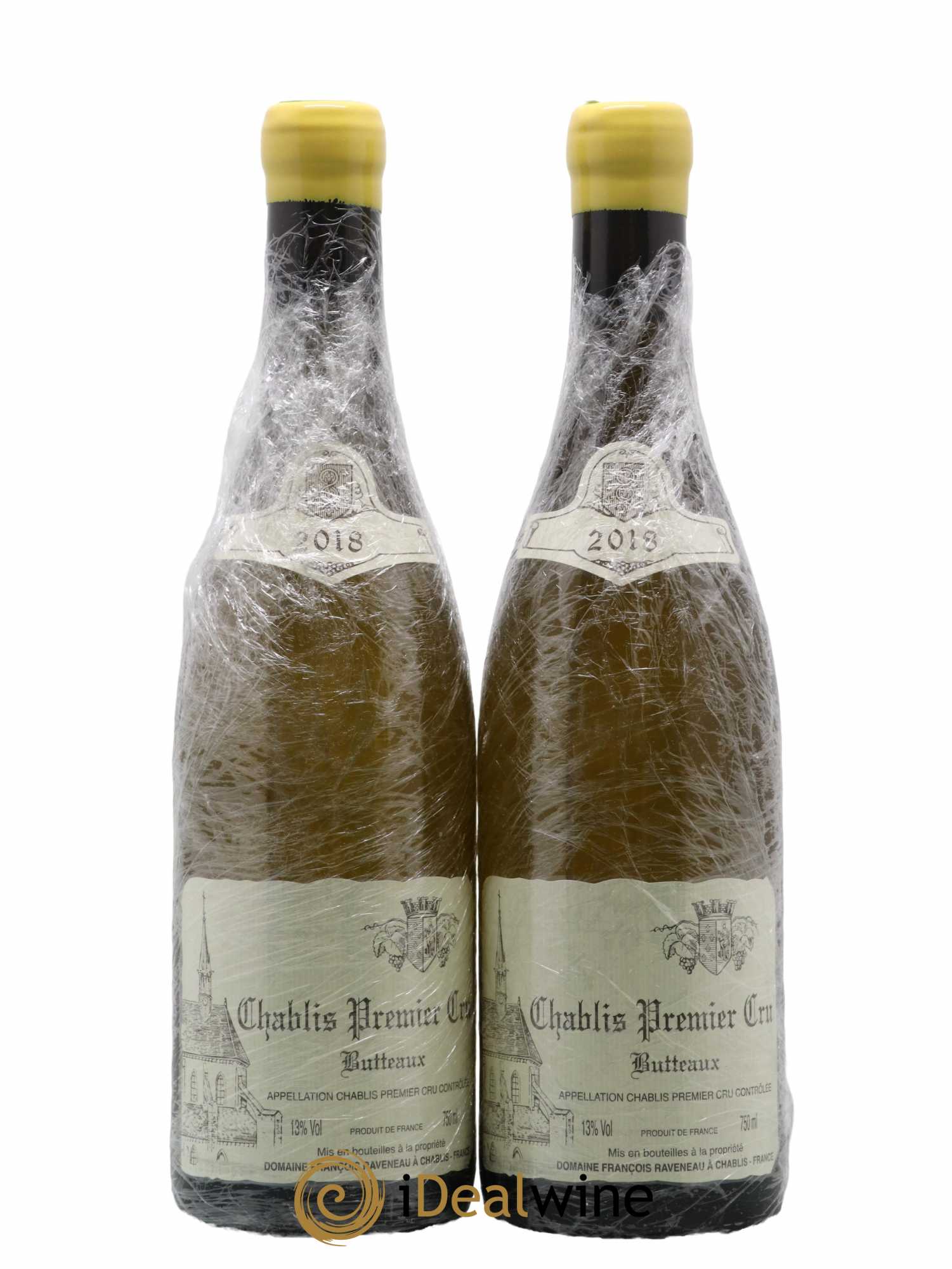 Chablis 1er Cru Butteaux Raveneau (Domaine) 2018 - Lot de 2 bouteilles - 0