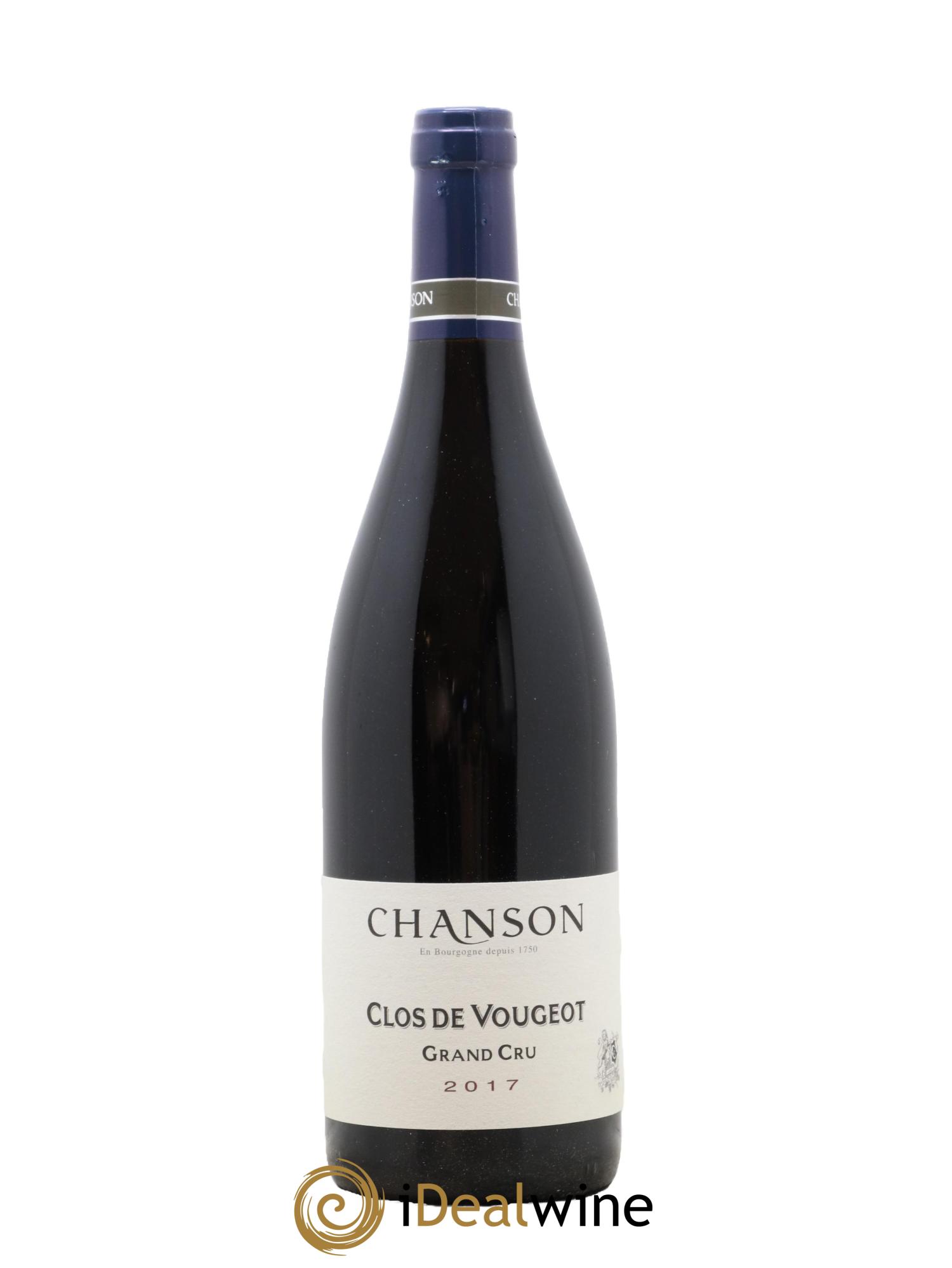 Clos de Vougeot Grand Cru Chanson 2017 - Lot de 1 bouteille - 0