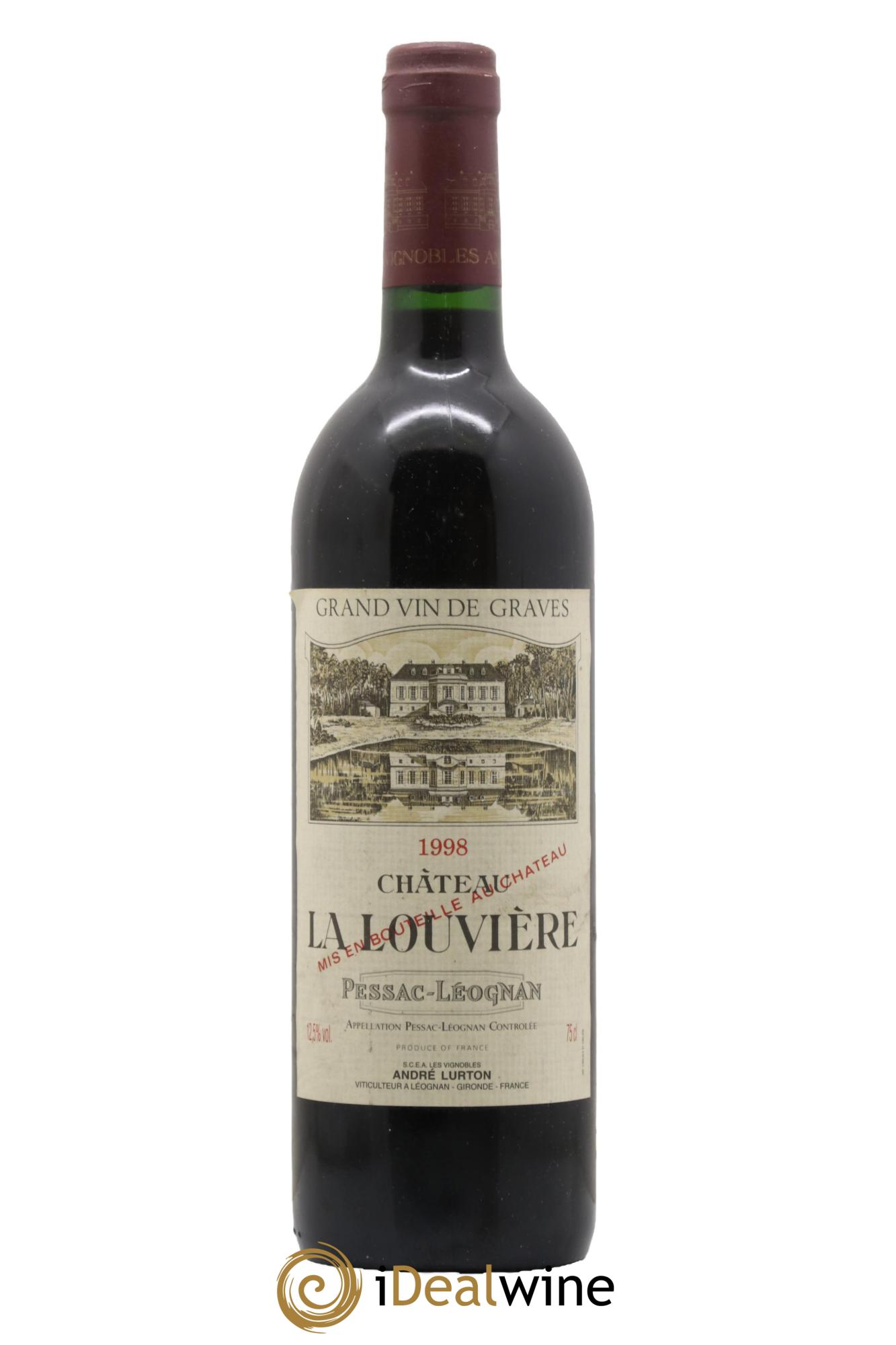 Château la Louvière 1998 - Lotto di 1 bottiglia - 0