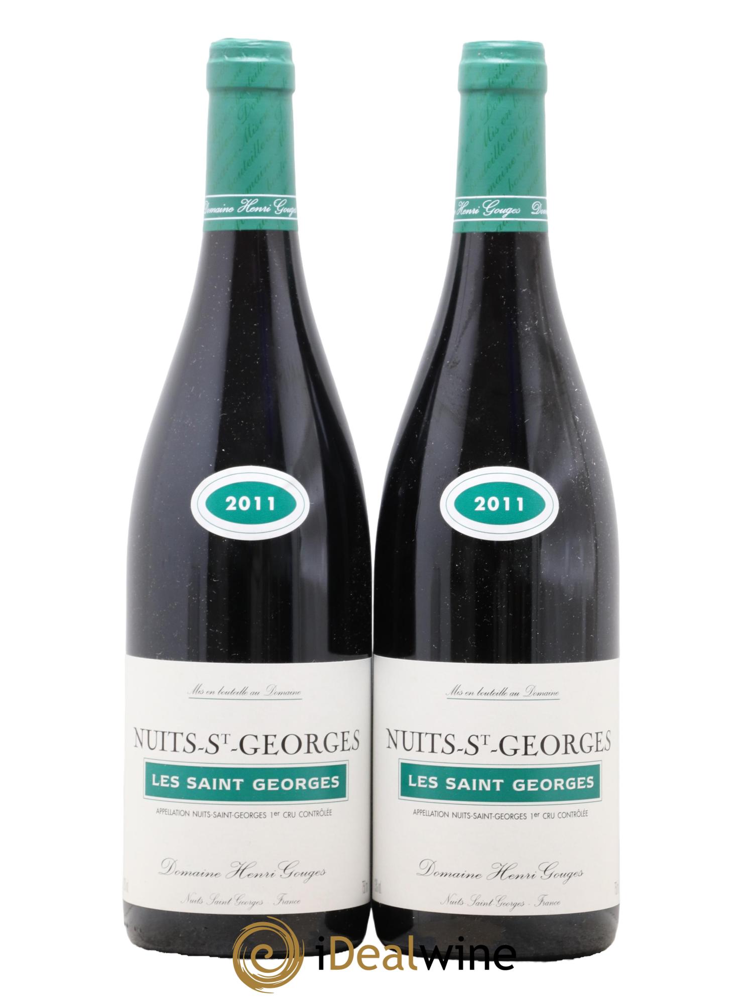 Nuits Saint-Georges 1er Cru Les Saints Georges Henri Gouges 2011 - Lot de 2 bouteilles - 0