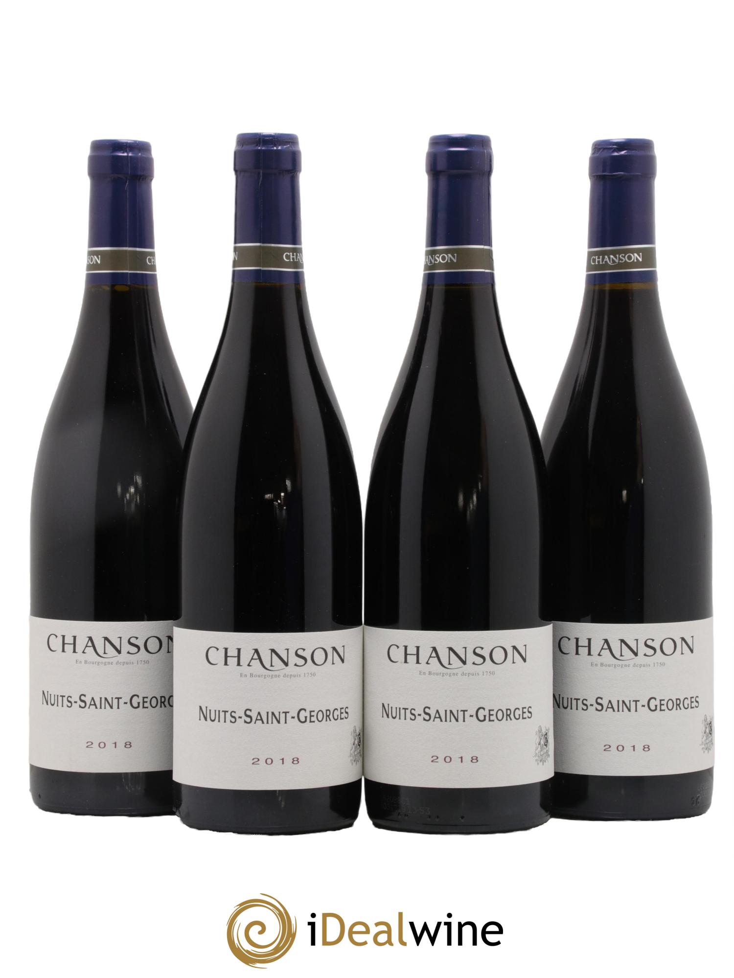 Nuits Saint-Georges Chanson (Domaine) 2018 - Lot de 4 bouteilles - 0