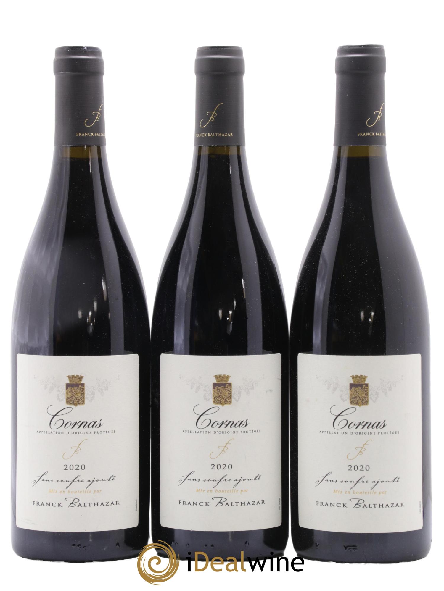 Cornas Cuvée sans soufre Franck Balthazar (Domaine) 2020 - Posten von 3 Flaschen - 0