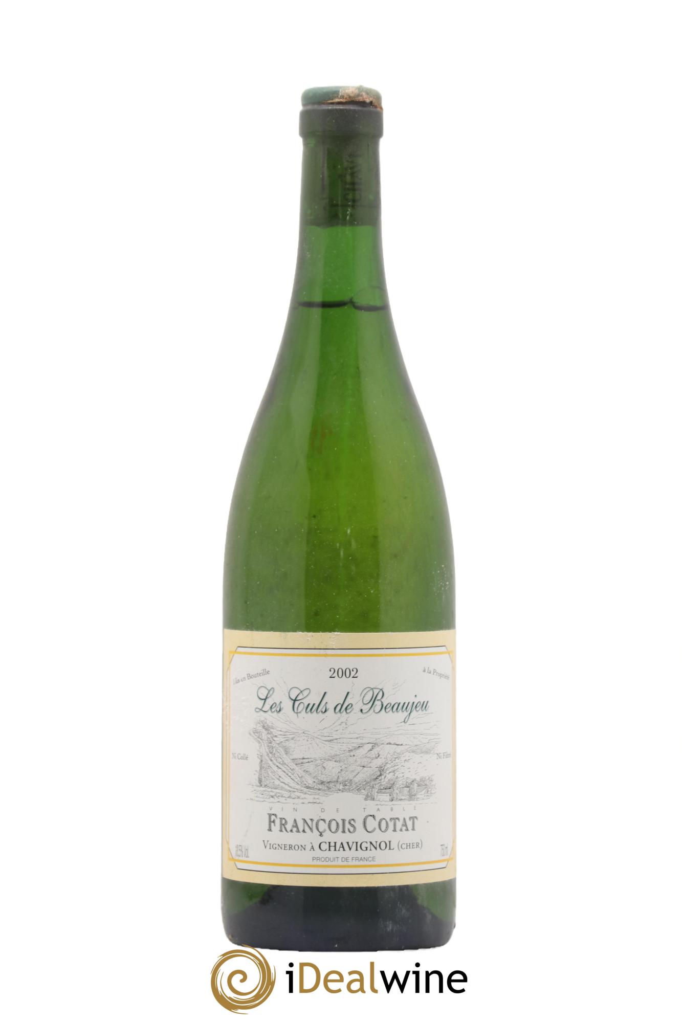 Sancerre Les Culs de Beaujeu François Cotat 2002 - Lot of 1 bottle - 0