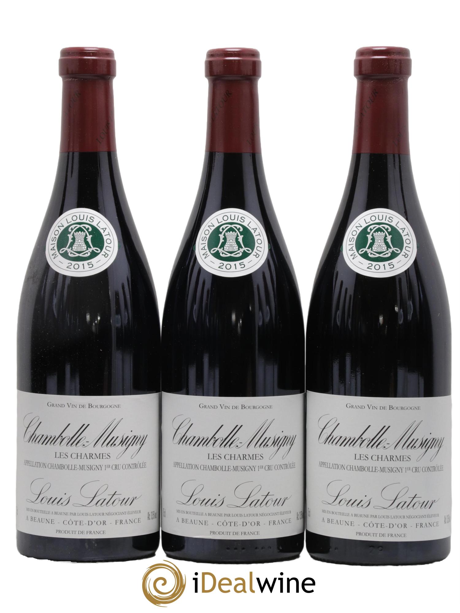 Chambolle-Musigny 1er Cru Les Charmes Louis Latour 2015 - Lot de 12 bouteilles - 1