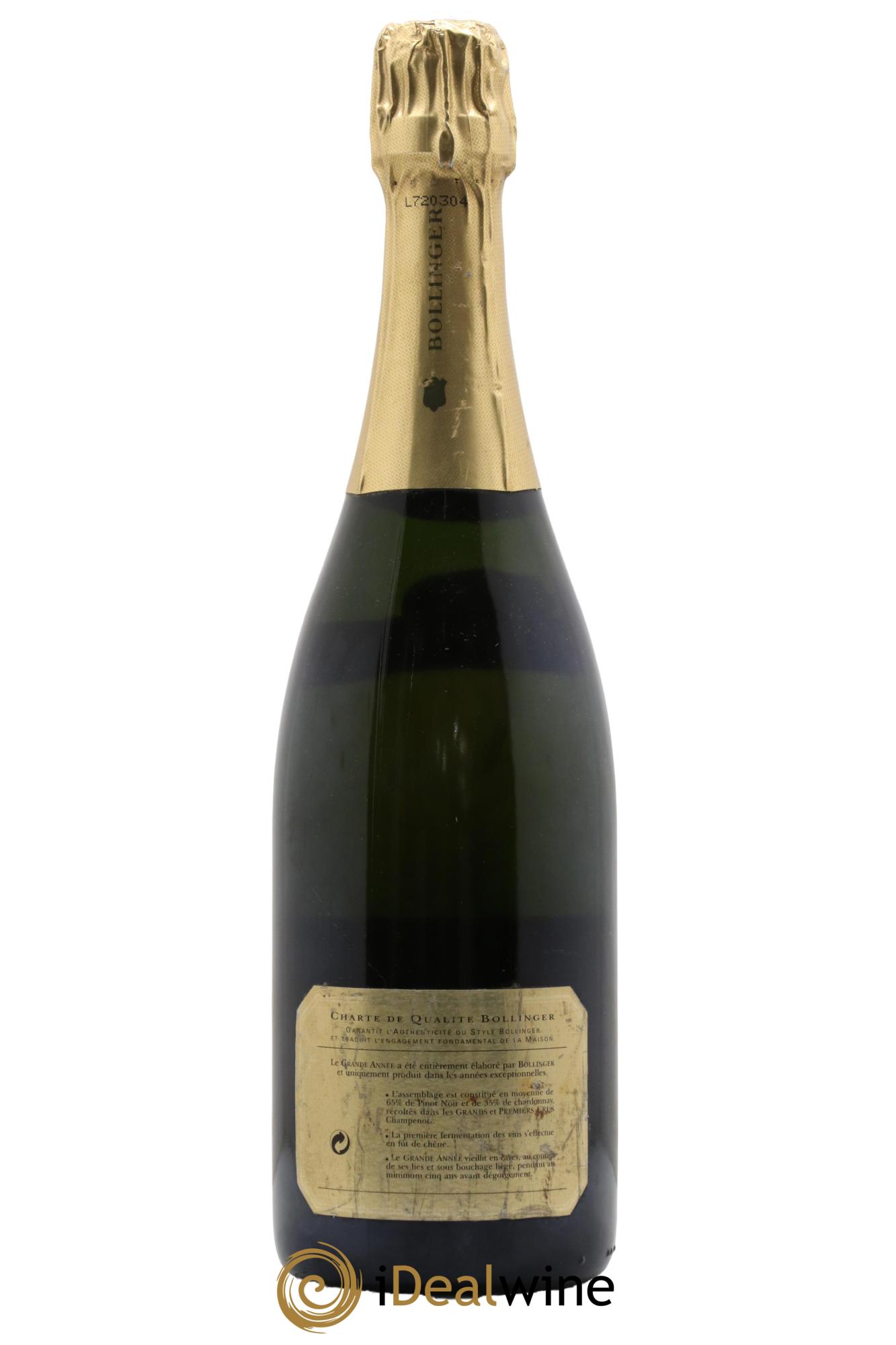 Grande Année Bollinger 1989 - Lot de 1 bouteille - 1