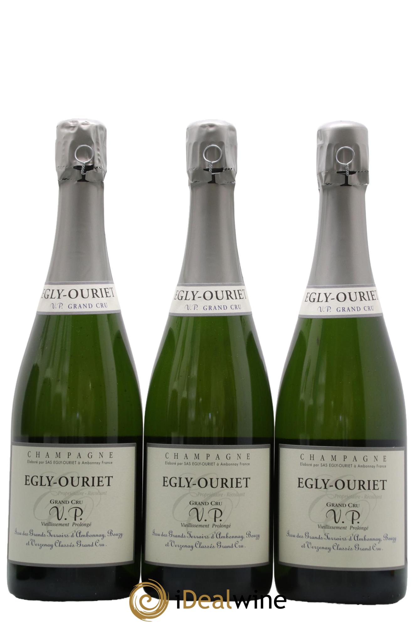 Extra Brut VP Egly-Ouriet - Lot of 3 bottles - 0