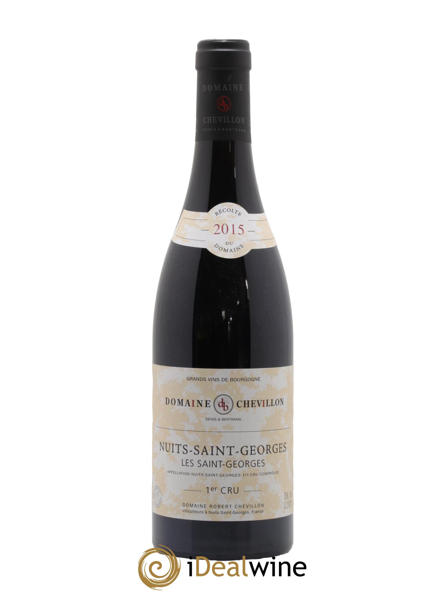 Nuits Saint-Georges 1er Cru Les Saint Georges Robert Chevillon 2015 - Lot de 1 bouteille - 0