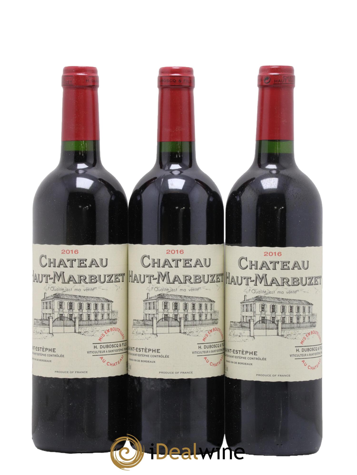 Château Haut Marbuzet 2016 - Posten von 6 Flaschen - 1