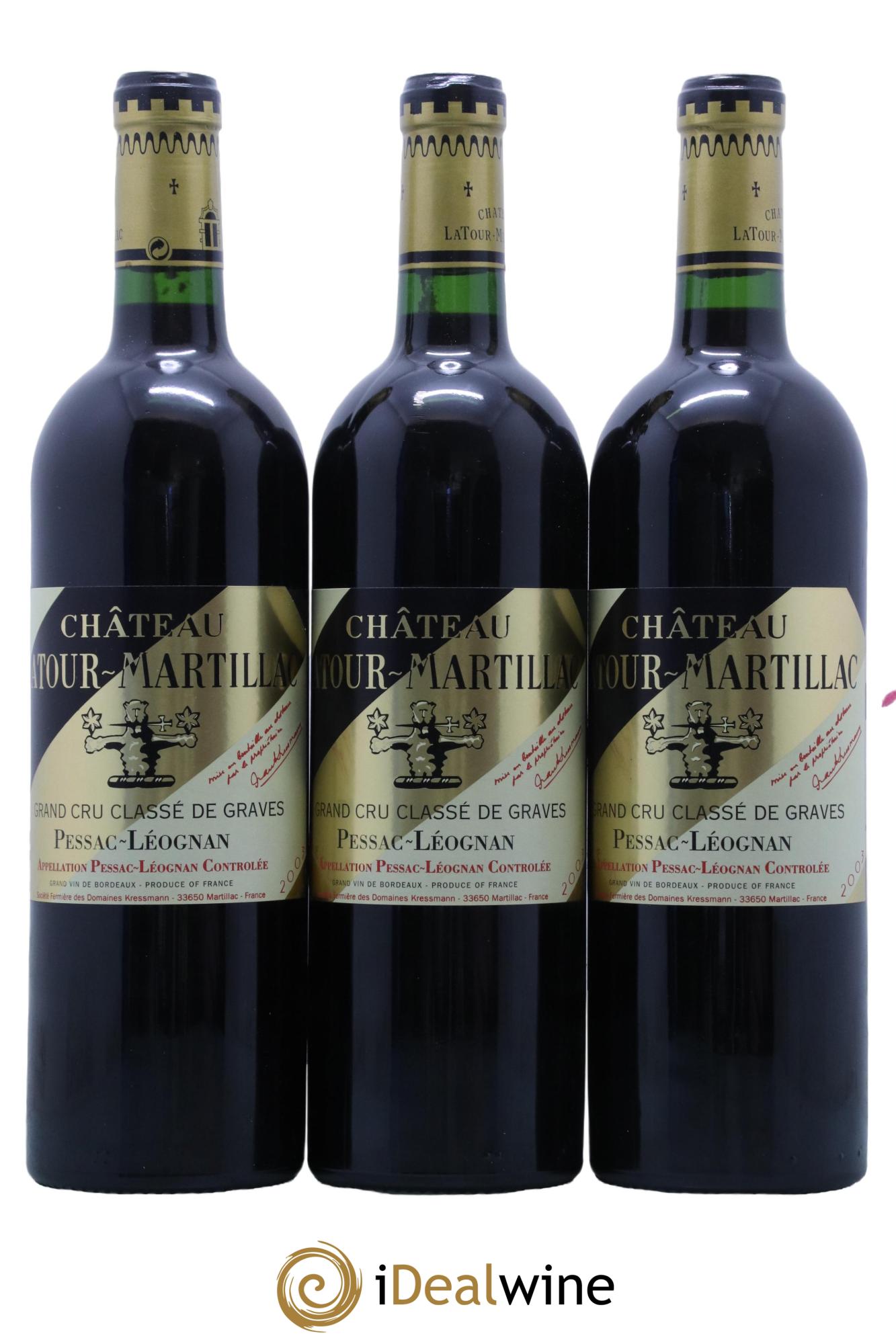 Château Latour-Martillac Cru Classé de Graves  2003 - Lot de 12 bouteilles - 3