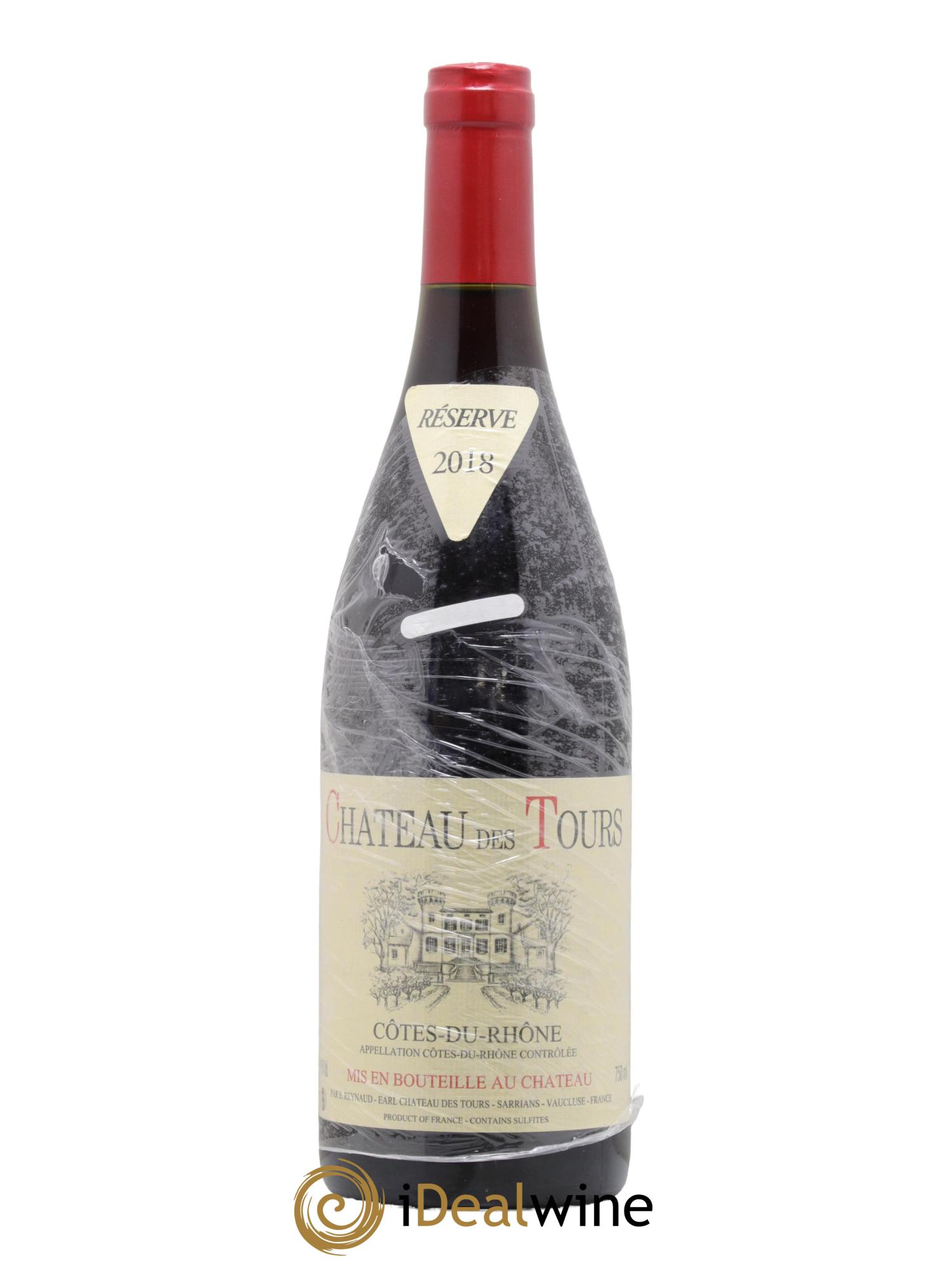 Côtes du Rhône Château des Tours Emmanuel Reynaud  2018 - Lot de 1 bouteille - 0