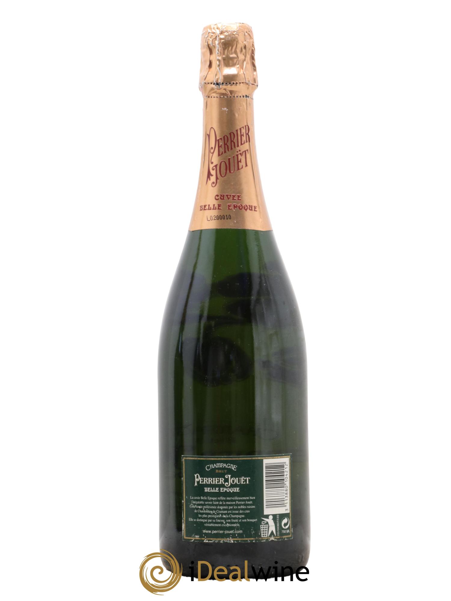 Cuvée Belle Epoque Perrier-Jouët 1996 - Lot de 1 bouteille - 1