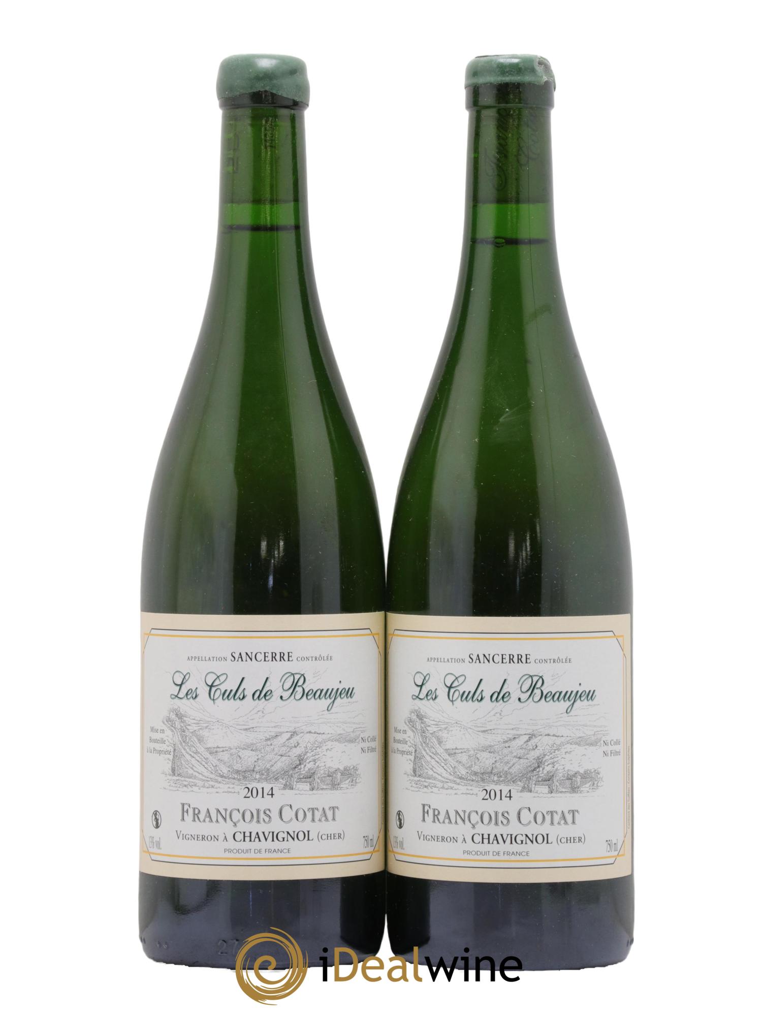 Sancerre Les Culs de Beaujeu François Cotat 2014 - Lot de 2 bouteilles - 0