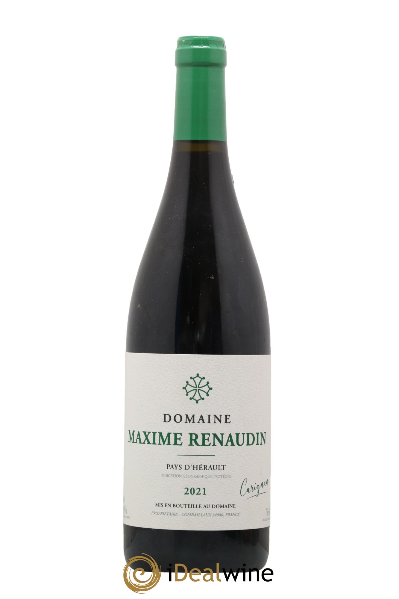 IGP Pays d'Hérault (Vin de Pays de l'Hérault) Carignan Domaine Maxime Renaudin 2021 - Posten von 1 Flasche - 0