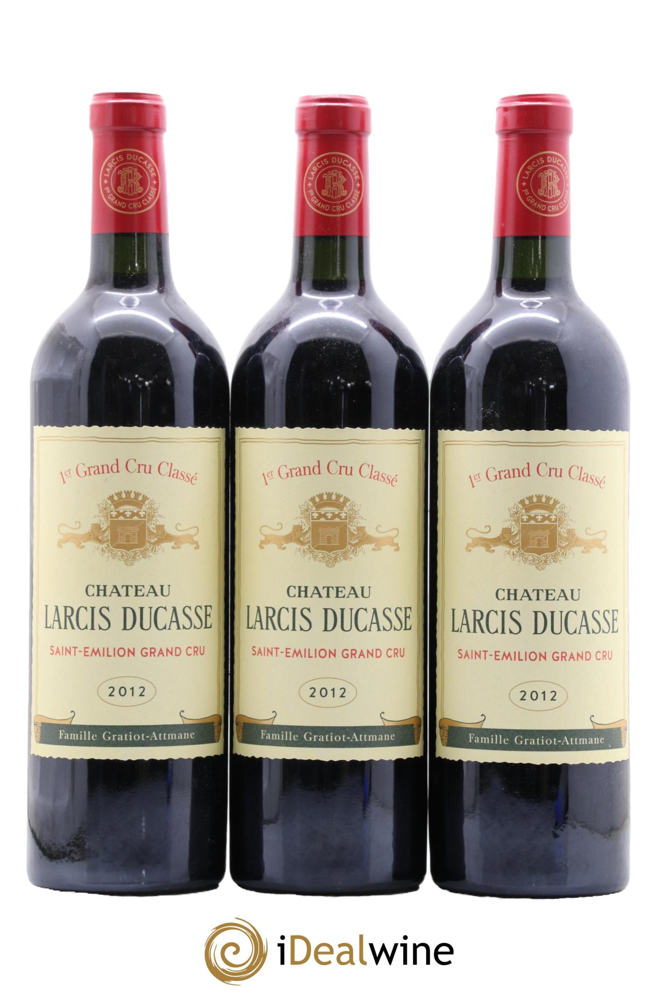 Château Larcis Ducasse 1er Grand Cru Classé B 2012 - Lot de 3 bouteilles - 0