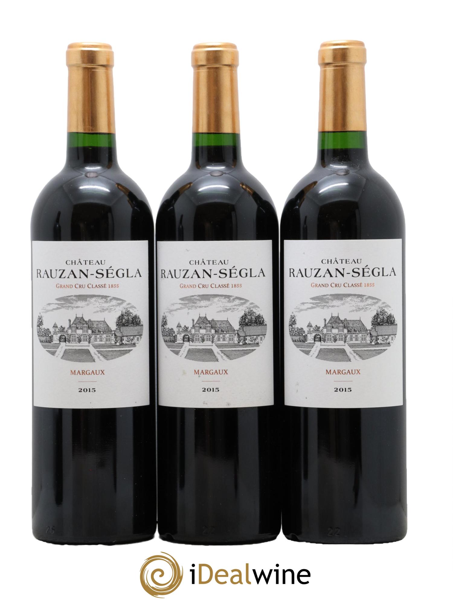 Château Rauzan Ségla 2015 - Lot of 3 bottles - 0