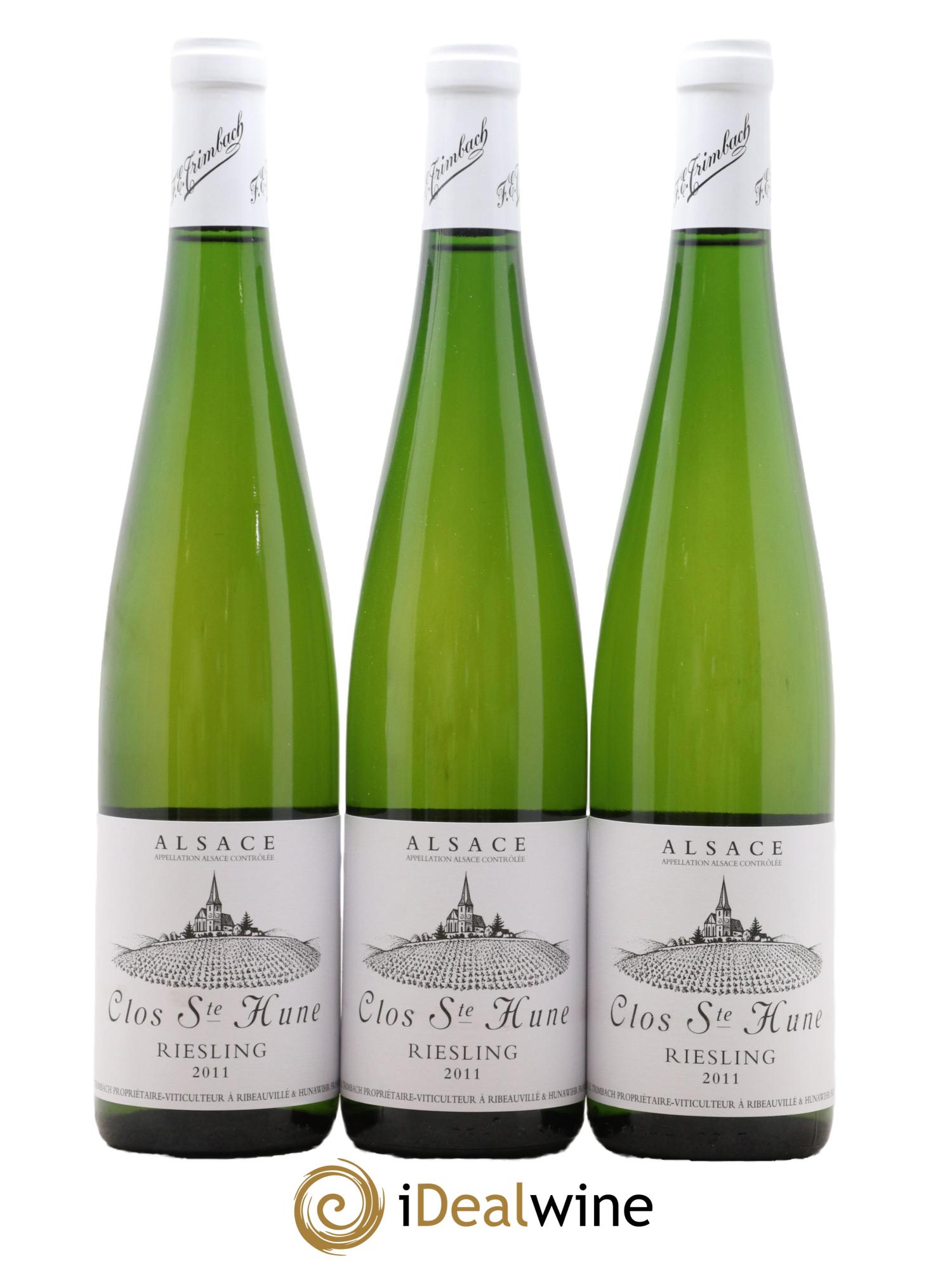 Alsace Riesling Clos Sainte-Hune Trimbach (Domaine)  2011 - Lot de 3 bouteilles - 0