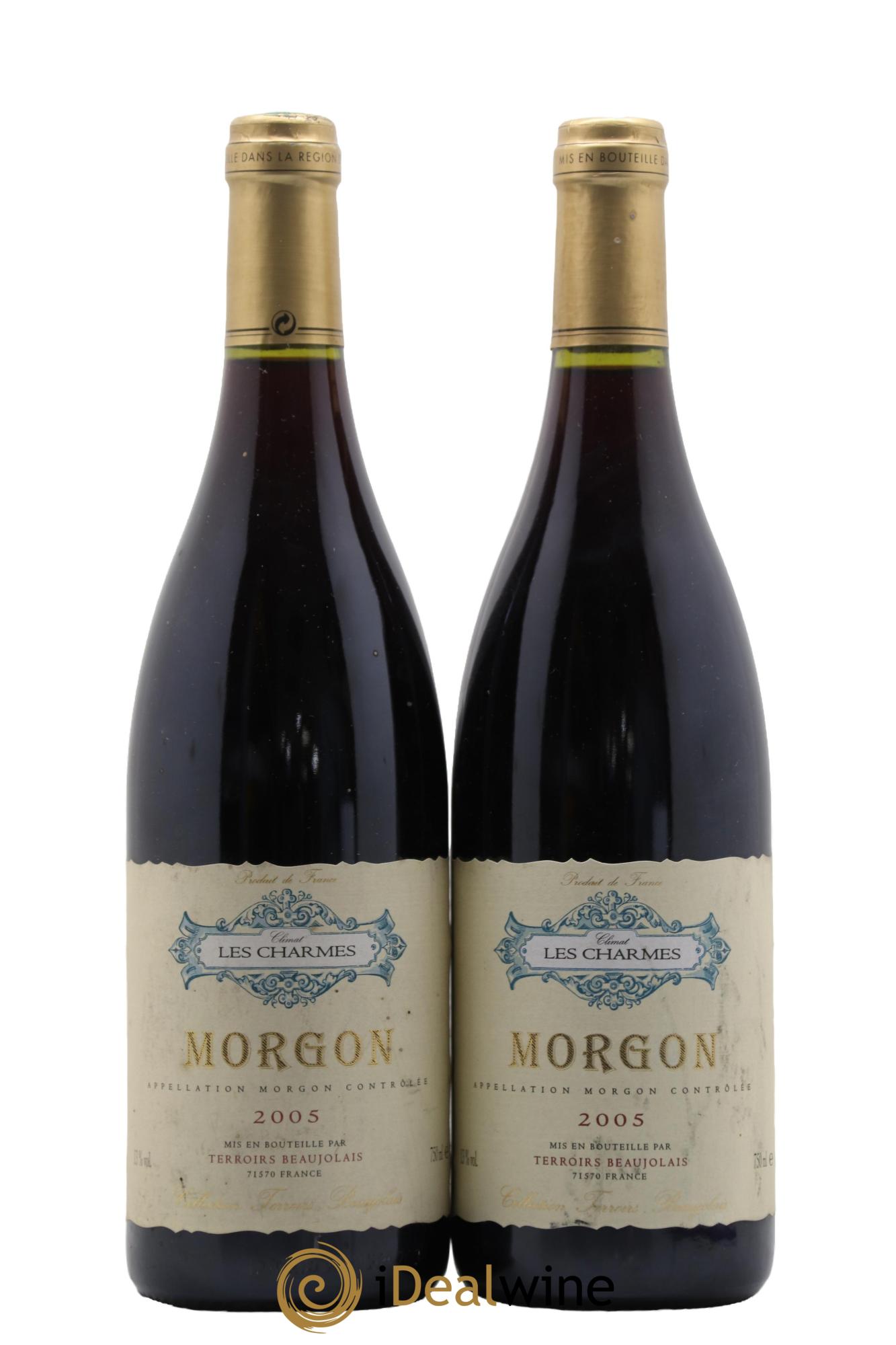 Morgon Les Charmes Terroirs Beaujolais 2005 - Posten von 2 Flaschen - 0