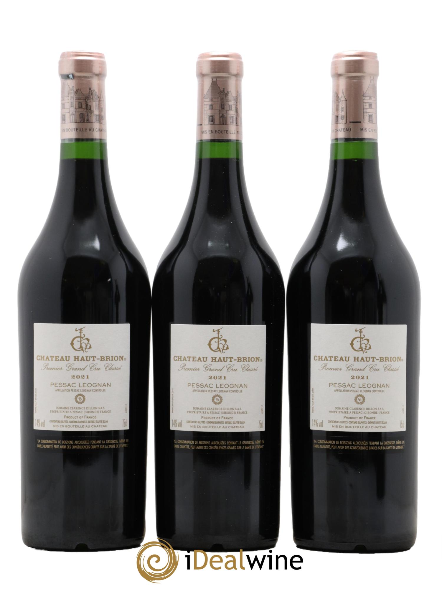 Château Haut Brion 1er Grand Cru Classé 2021 - Lotto di 6 bottiglie - 2