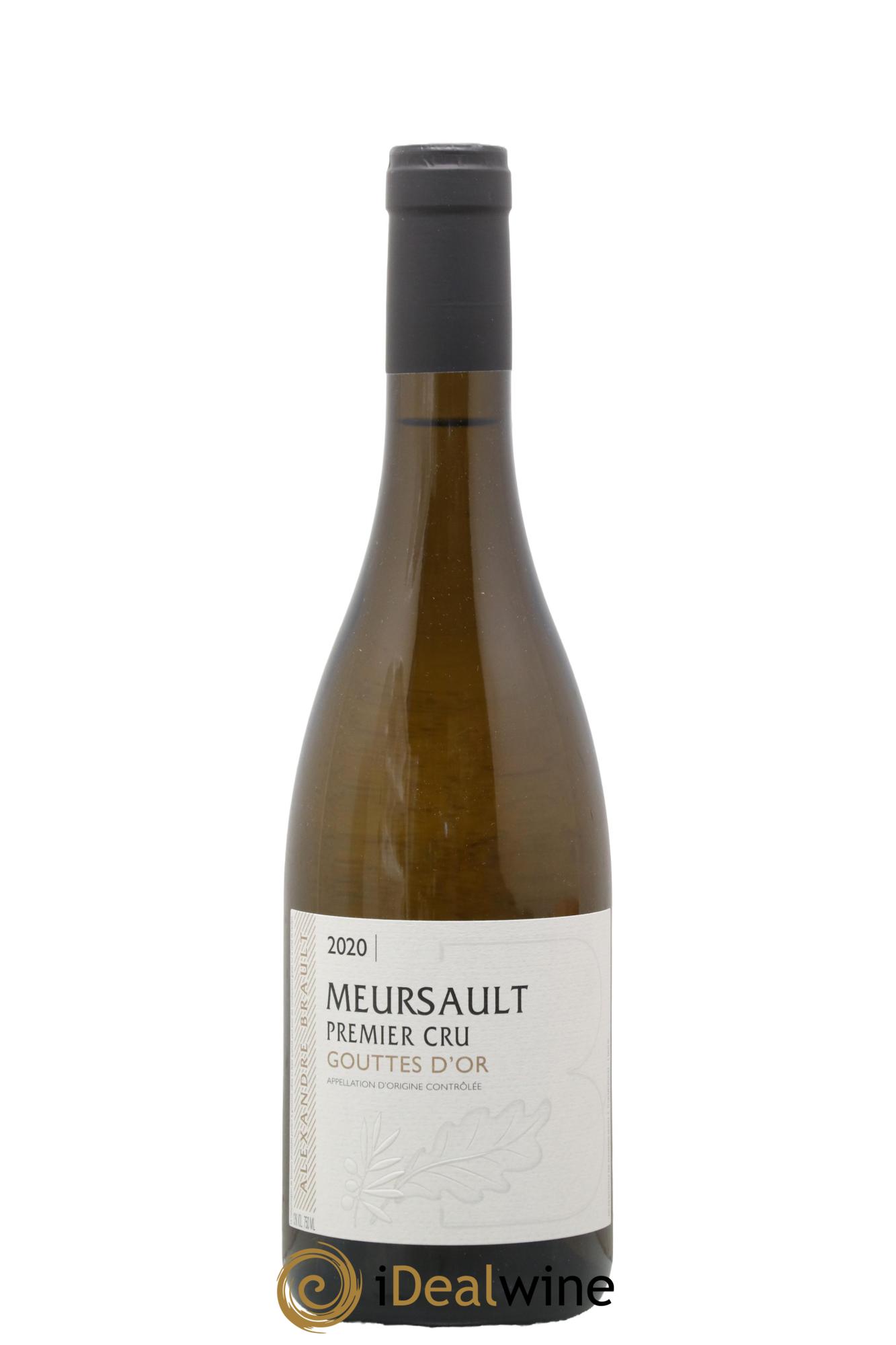 Meursault 1er Cru Gouttes d'Or Alexandre Brault 2020 - Lot of 1 bottle - 0