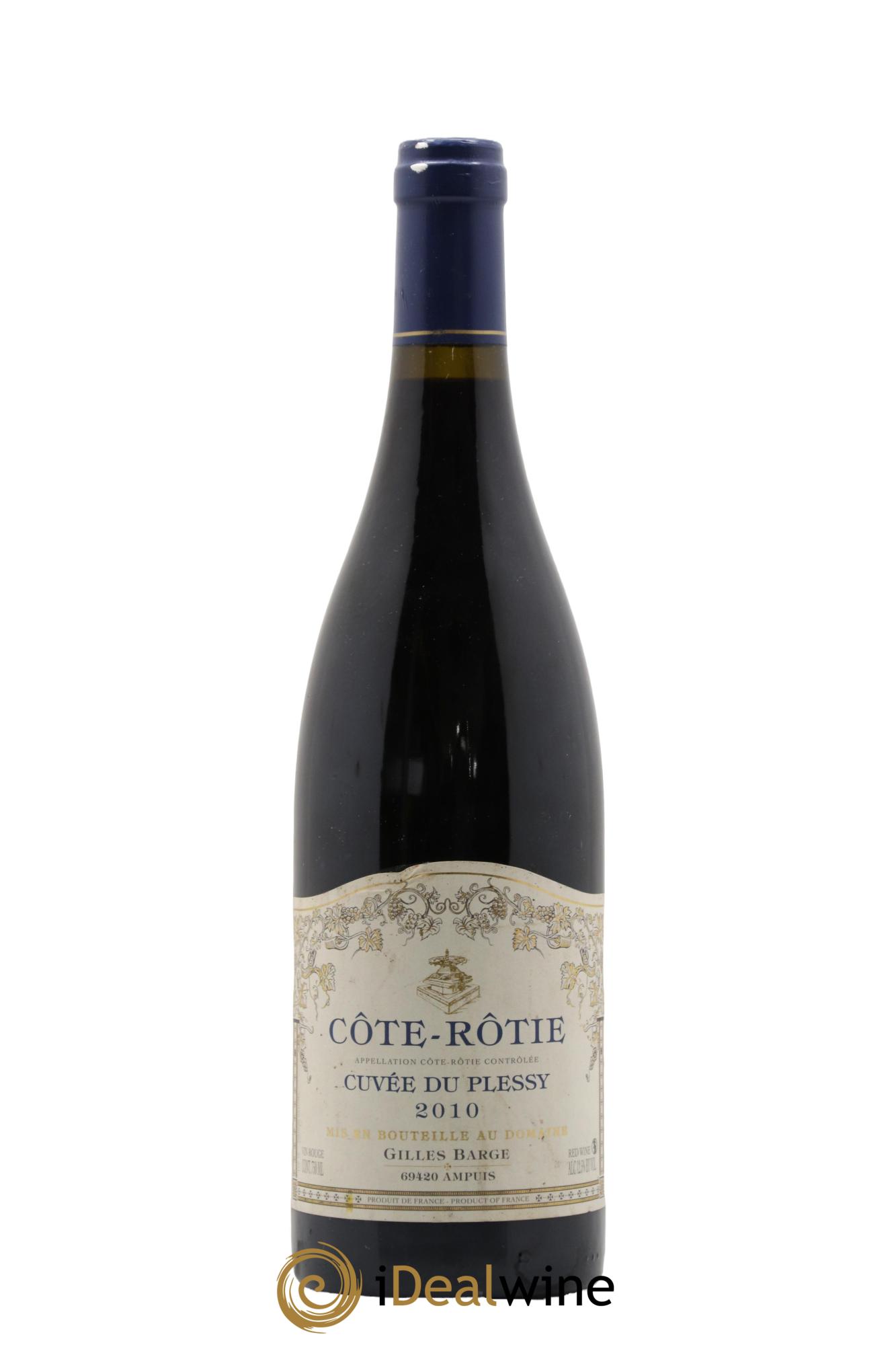 Côte-Rôtie Cuvée du Plessy Barge (Domaine) 2010 - Posten von 1 Flasche - 0